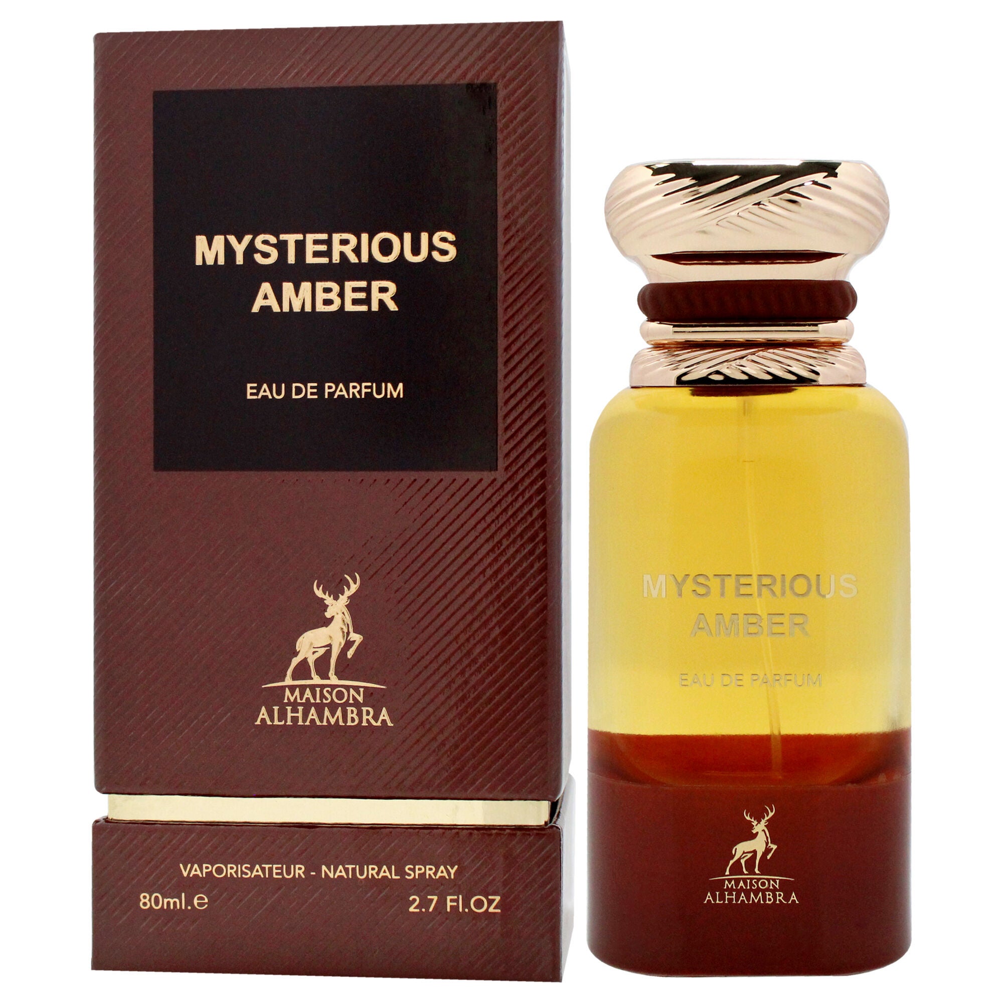 Mysterious Amber by Maison Alhambra for Women - 2.7 oz EDP Spray, Clear, alternate image number 3