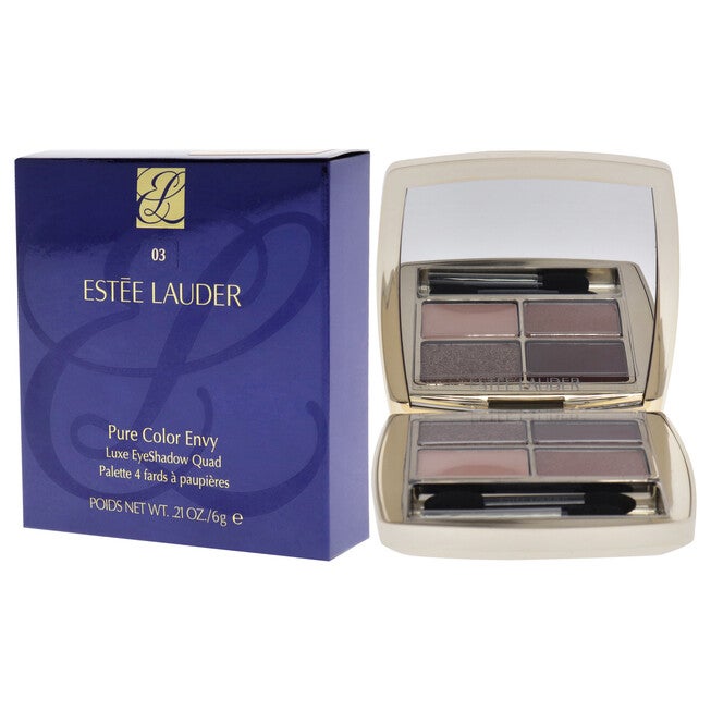 Pure Color Envy Luxe Eyeshadow Quad - 03 Aubergine Dream by Estee Lauder for Women - 0.28 oz Eye Shadow, NA, alternate image number null