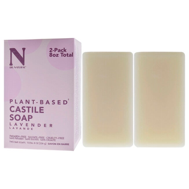 Castile Bar Soap - Lavender by Dr. Natural for Unisex - 2 x 8 oz Soap, NA, alternate image number null