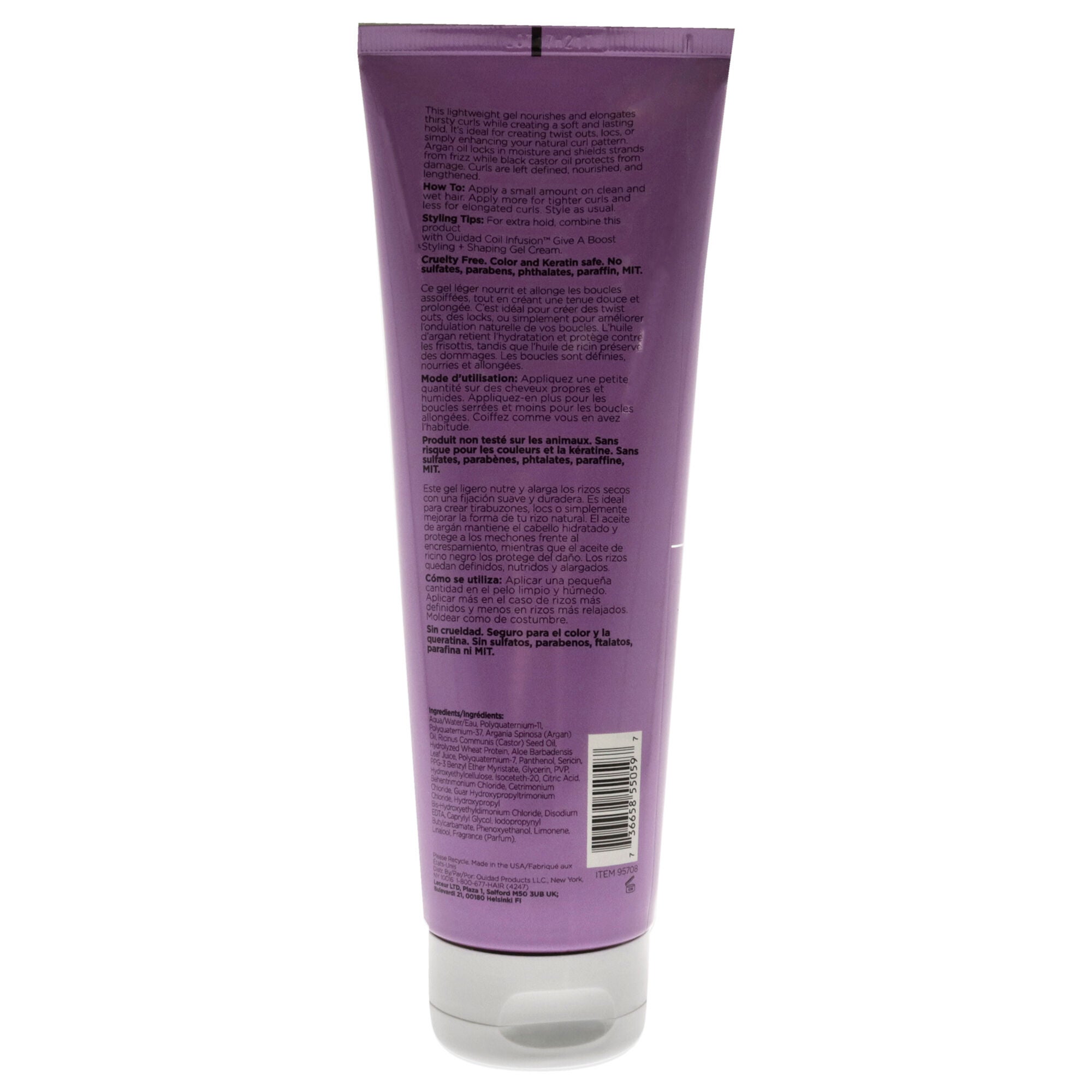 Coil Infusion Good Shape Defining Gel by Ouidad for Unisex - 8.5 oz Gel, , alternate image number 4