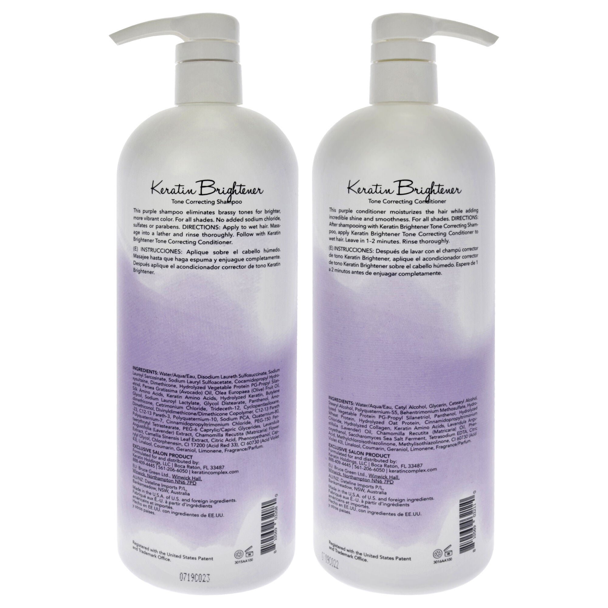 Keratin Brightener Kit by Keratin Perfect for Unisex - 2 Pc Kit 32oz Shampoo, 32oz Conditioner, , alternate image number 3