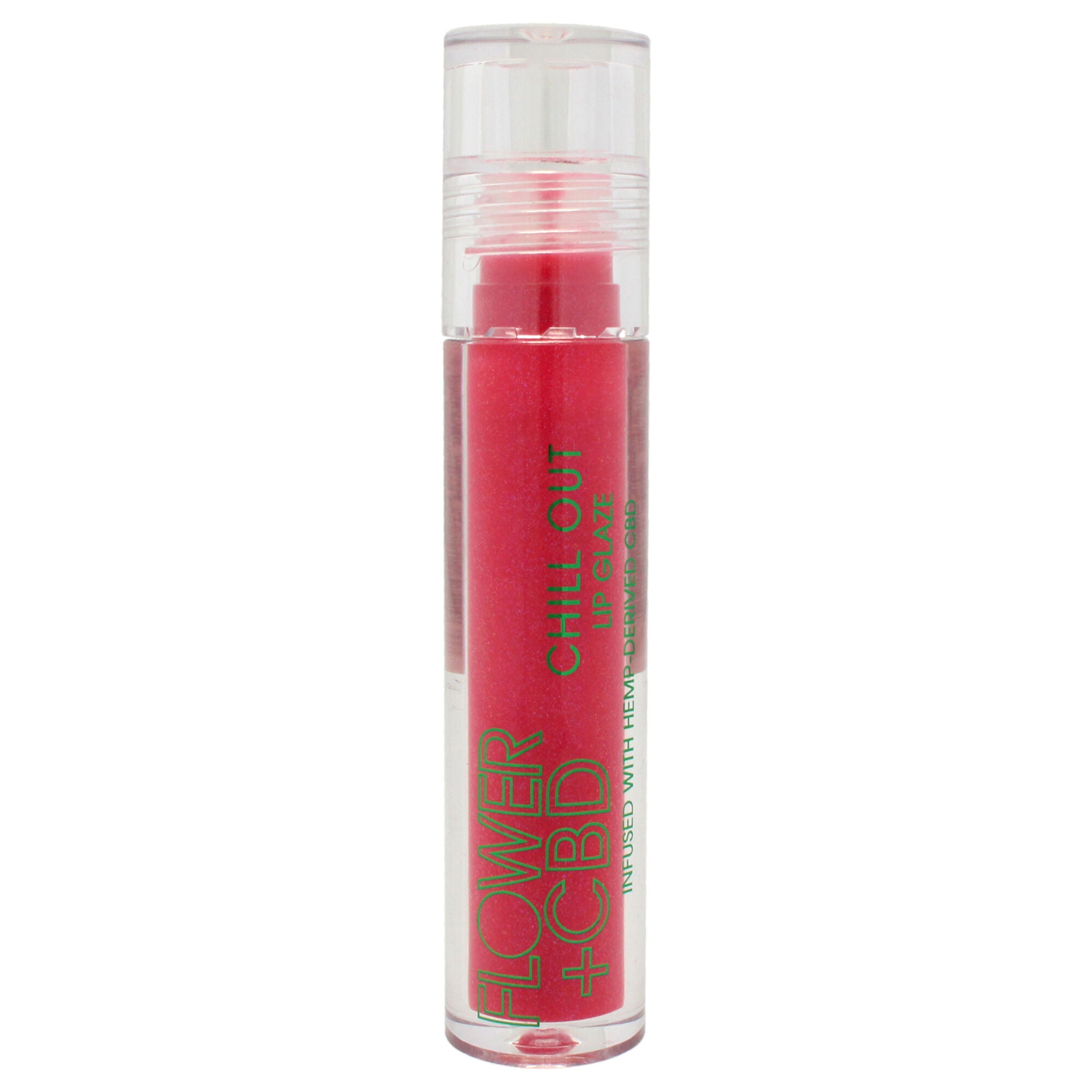 CBD Chill Out Lip Glaze - Lets Roll by Flower Beauty for Women - 0.1 oz Lip Gloss, See Description, hi-res image number 0