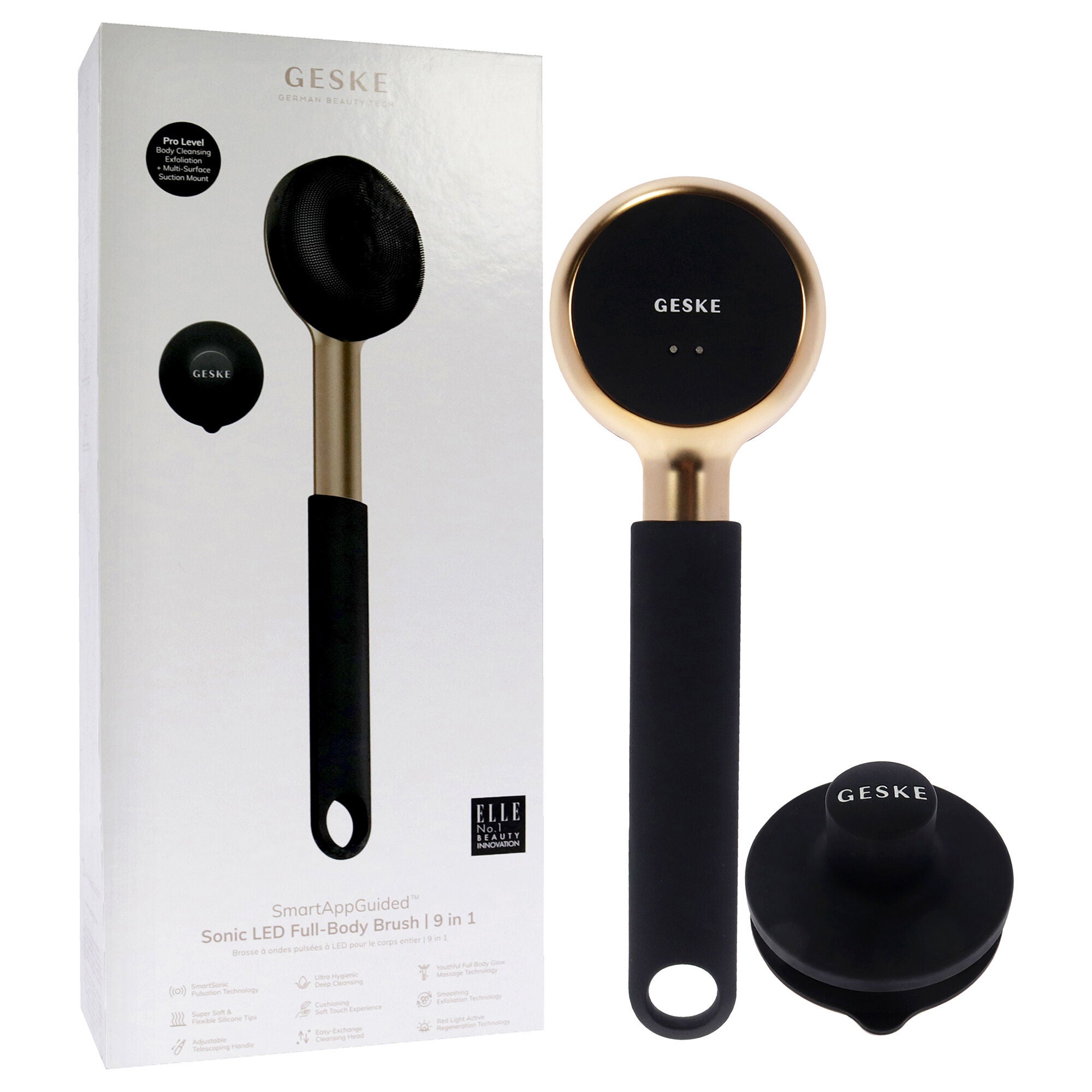 Sonic LED Full-Body Brush 9 in 1 - Gray by Geske for Women - 1 Pc Brush, See Description, alternate image number 1