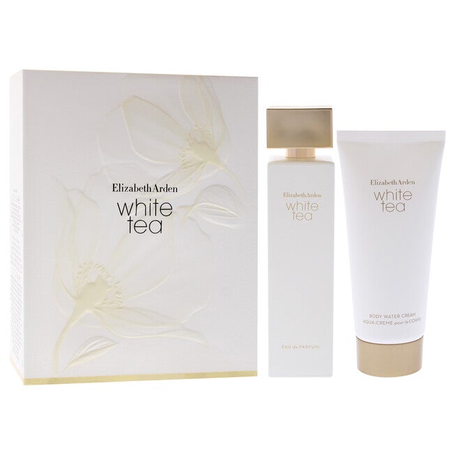 White Tea by Elizabeth Arden for Women - 2 Pc Gift Set 3.3oz EDP Spray, 3.3oz Body Water Cream, See Description, alternate image number 2