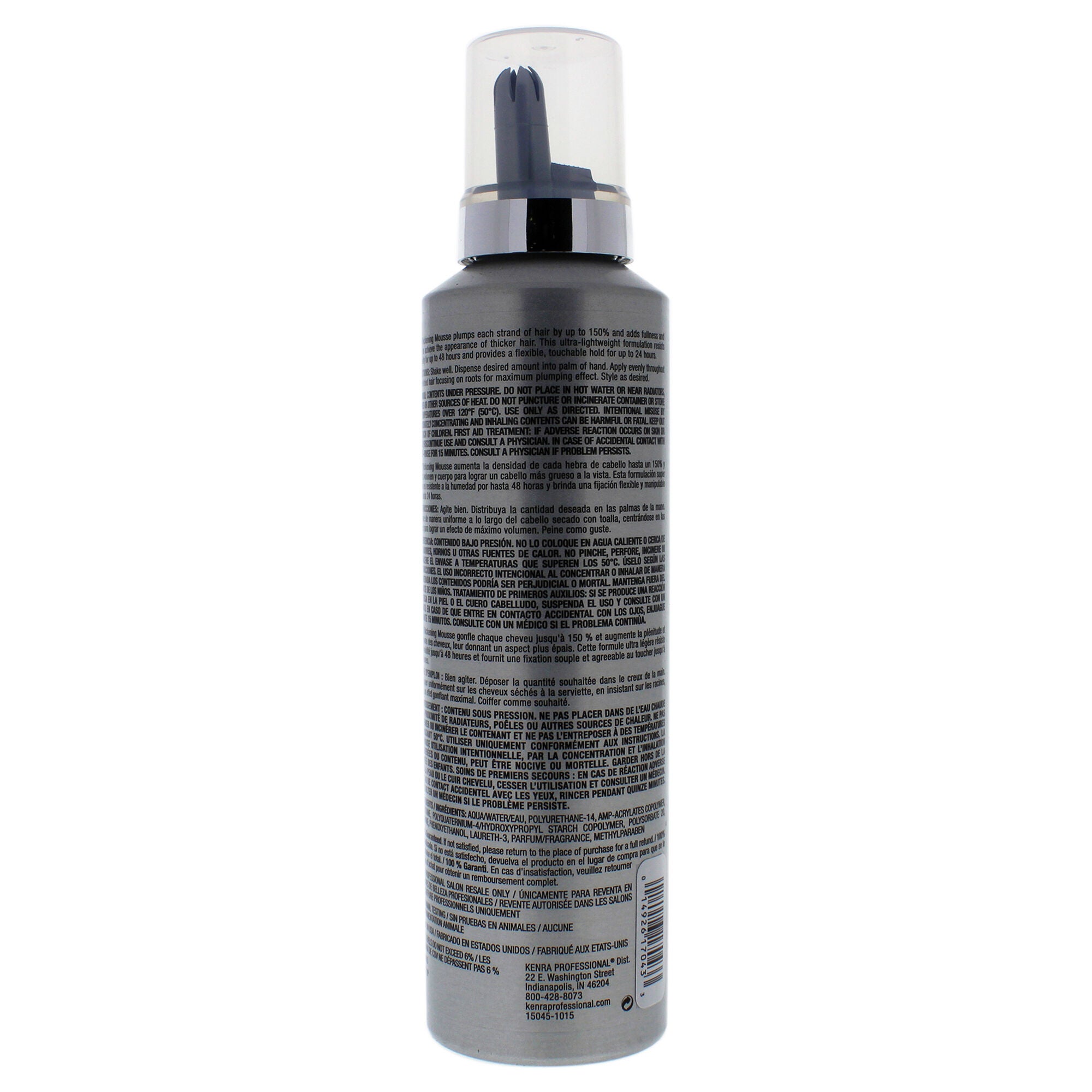 Platinum Thickening Mousse - 12 by Kenra for Unisex - 6.7 oz Mousse, See Description, alternate image number 2