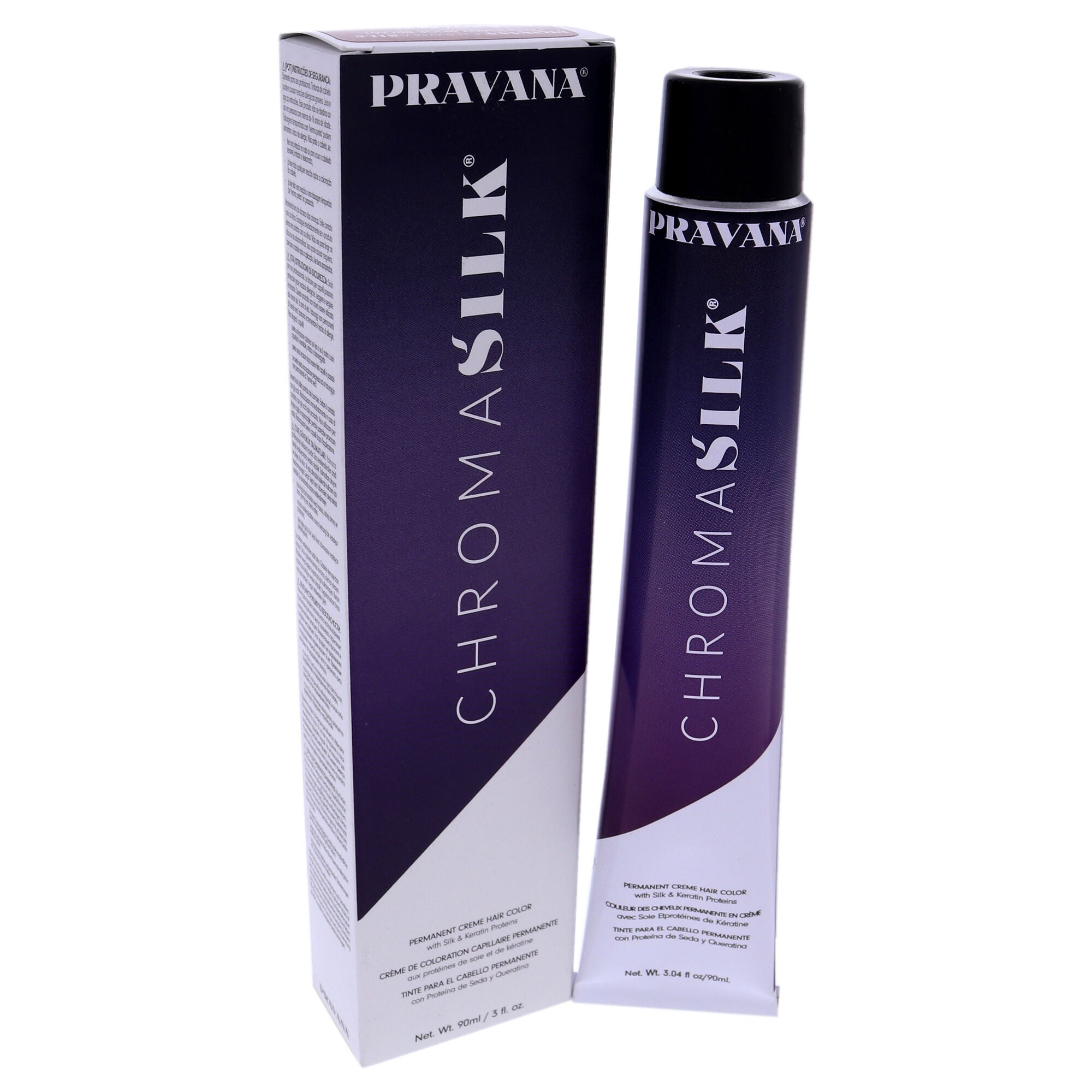 ChromaSilk Creme Hair Color - 4.52 Mahogany Beige Brown by Pravana for Unisex - 3 oz Hair Color, See Description, alternate image number 3