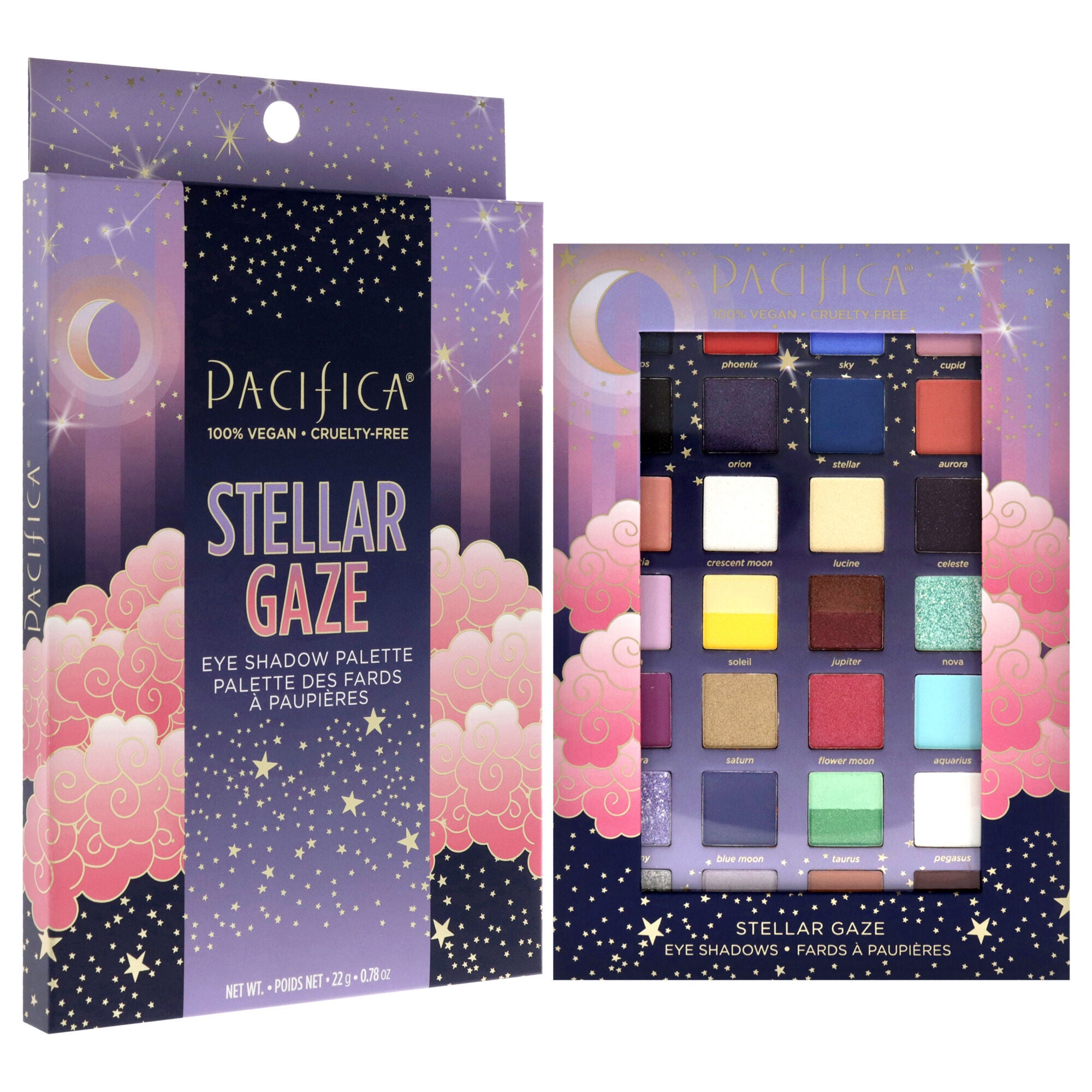 Eyeshadow Palette - Stellar Gaze by Pacifica for Women - 0.78 oz Eye Shadow, See Description, alternate image number 1