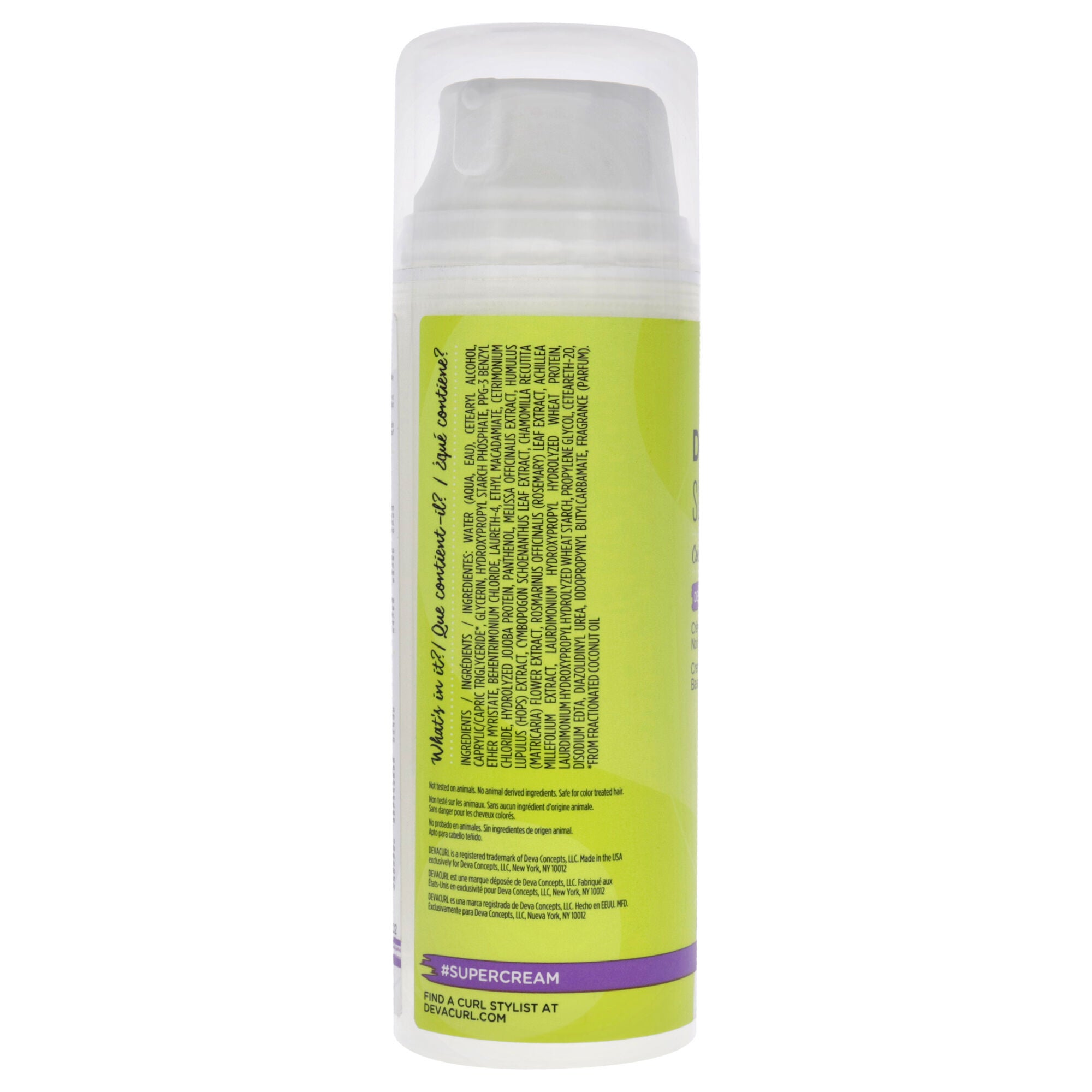 Supercream Coconut Curl Styler by DevaCurl for Unisex - 5.1 oz Cream, See Description, alternate image number 2
