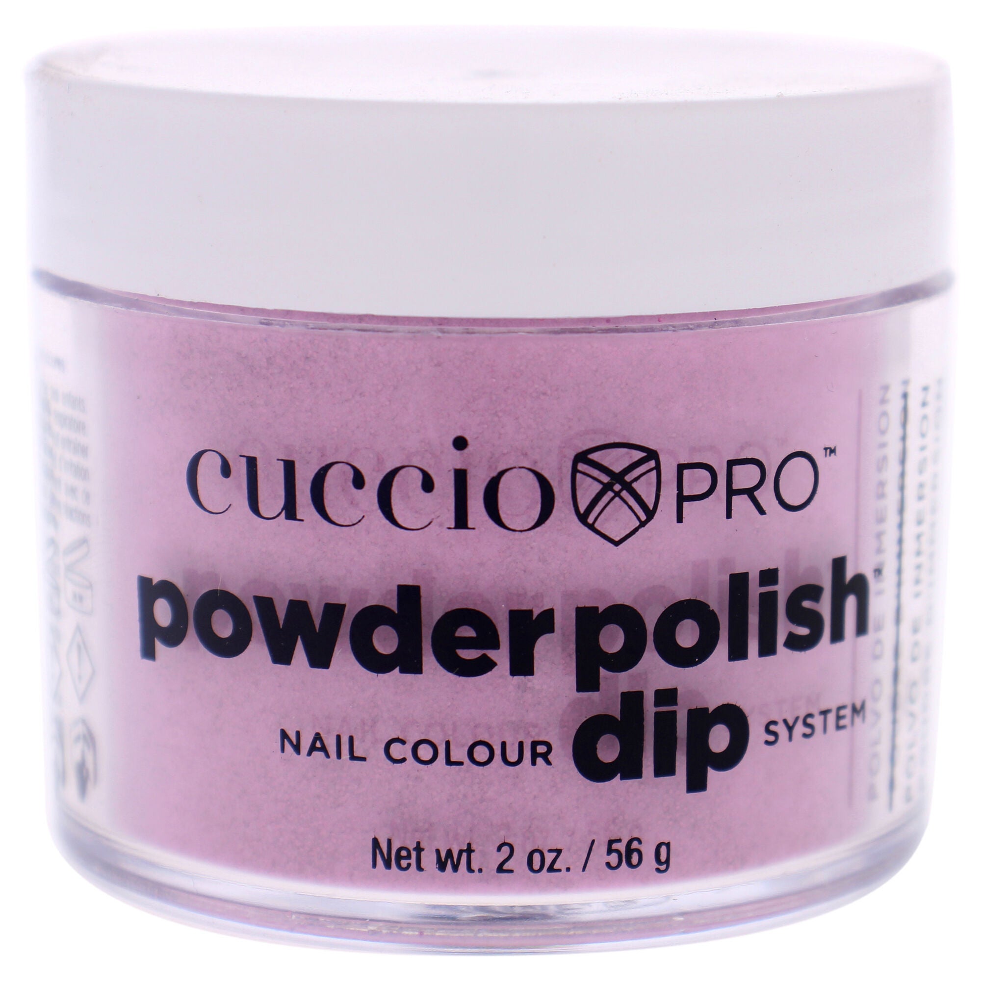 Pro Powder Polish Nail Colour Dip System - Deep Pink With Pink Glitter by Cuccio Pro for Women - 1.6 oz Nail Powder, See Description, hi-res image number 0