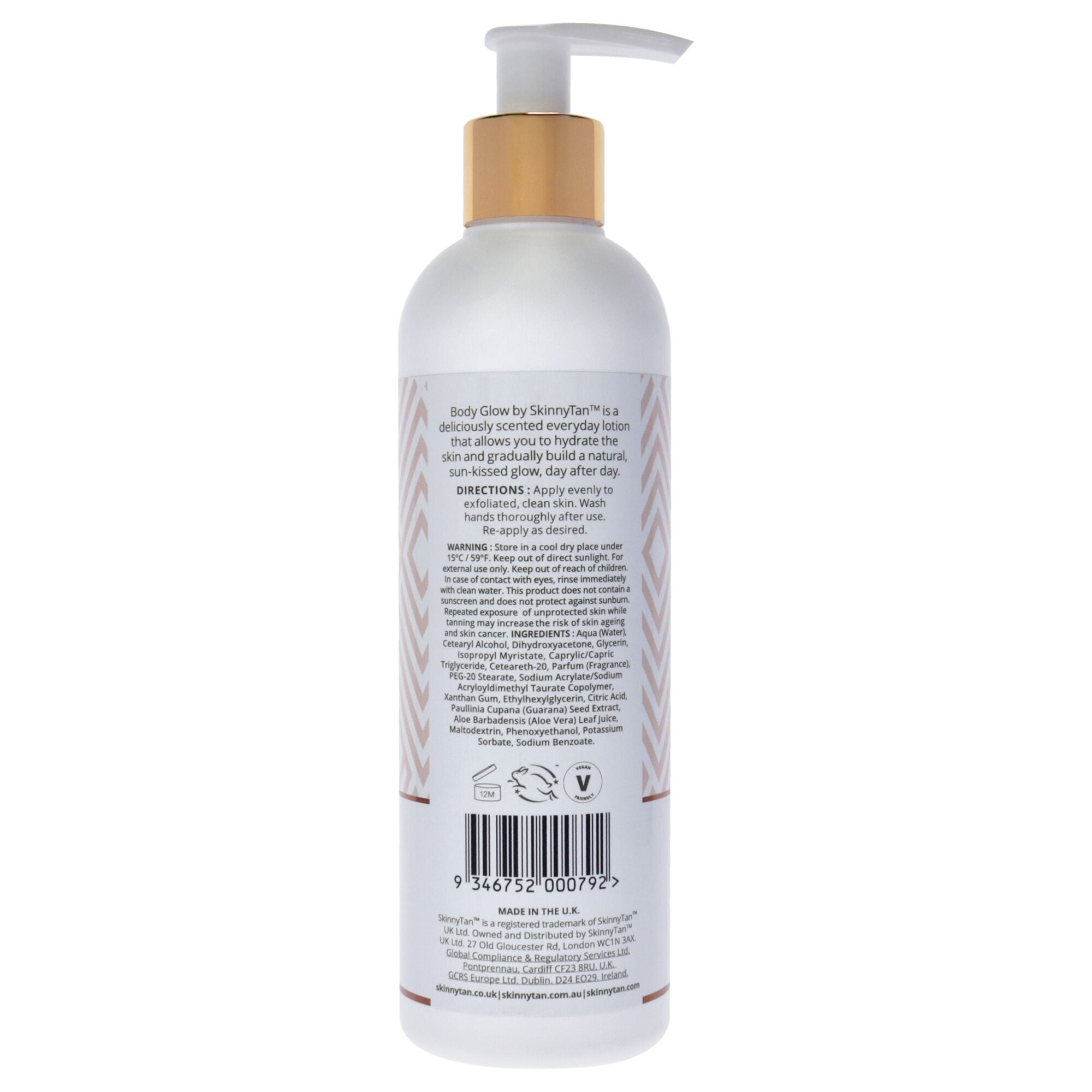 Body Glow Gradual Tan Lotion - Medium by Skinny Tan for Unisex - 9.4oz Lotion, , alternate image number 3