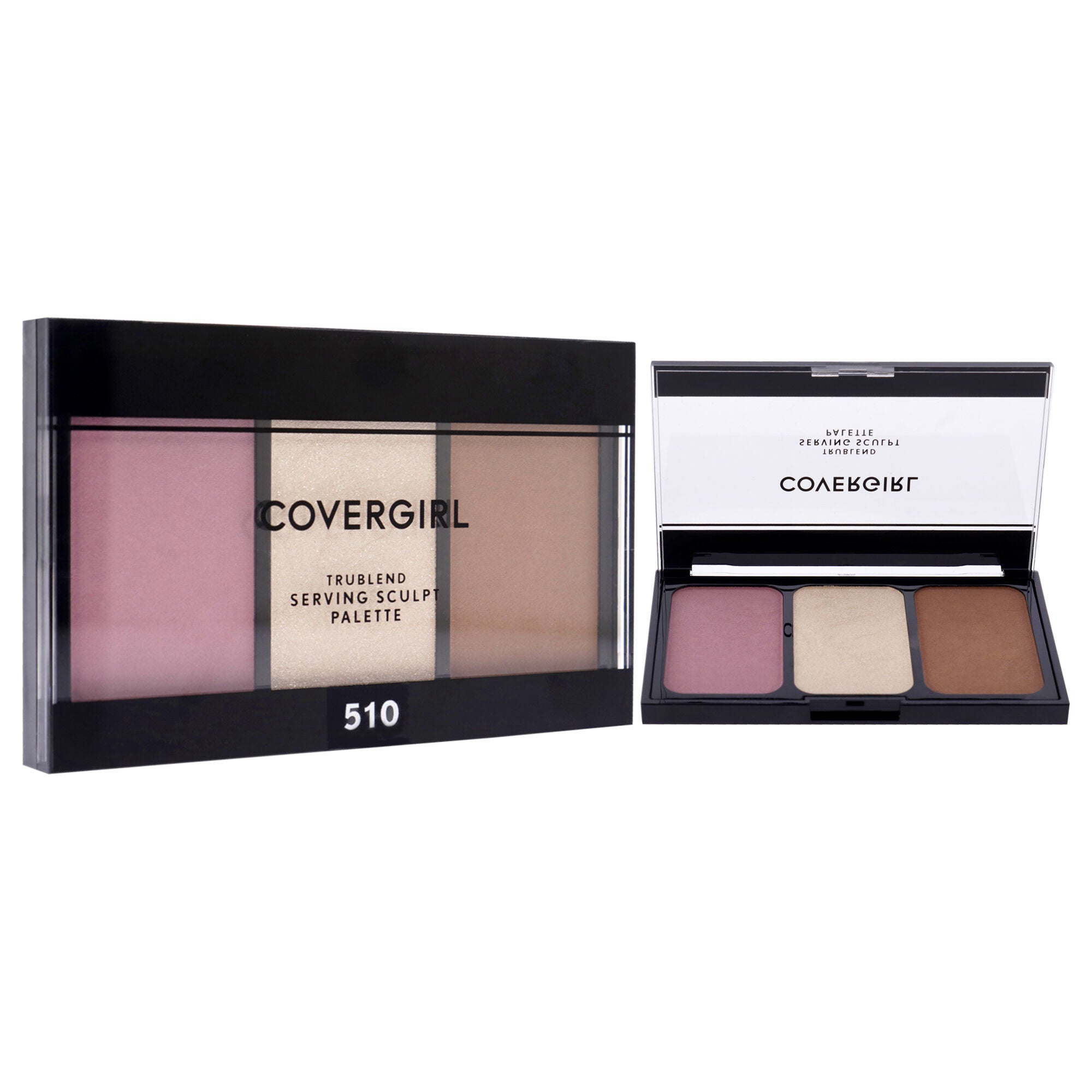 Trublend Serving Sculpt Palette - 510 Rose Nights by CoverGirl for Women - 0.23 oz Makeup, See Description, alternate image number 1