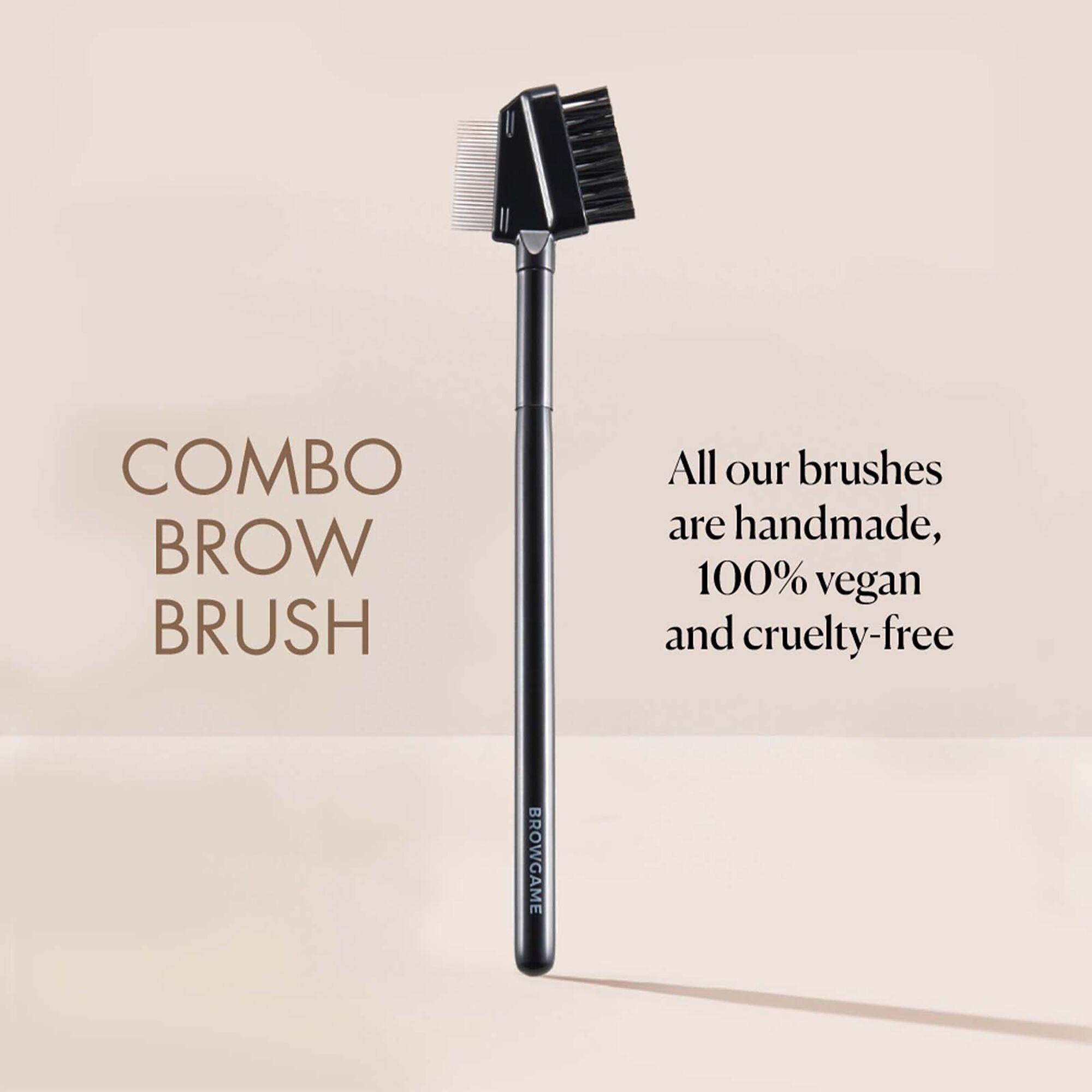 Signature Combo Brow Brush by Browgame for Women - 1 Pc Brush, See Description, alternate image number 4