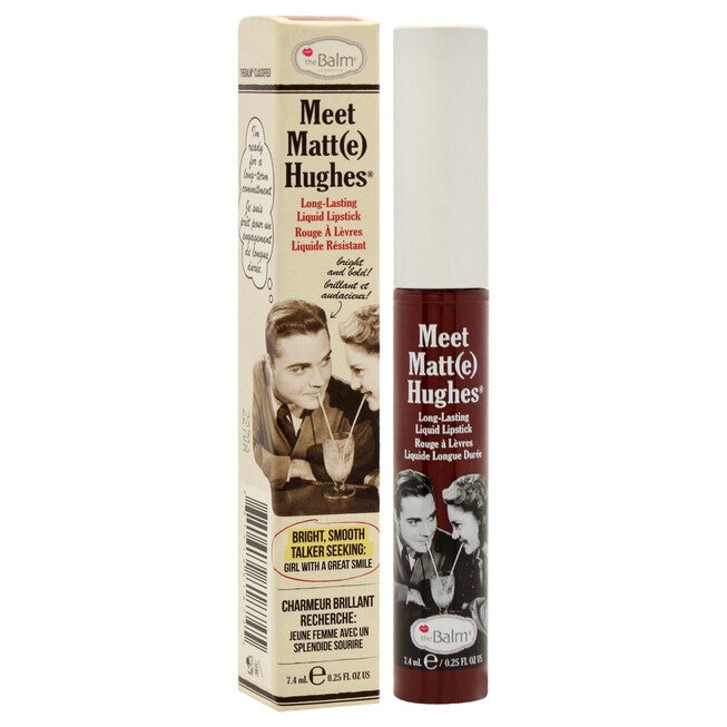 Meet Matte Hughes Long Lasting Liquid Lipstick - Fierce by the Balm for Women - 0.25 oz Lipstick, NA, alternate image number null