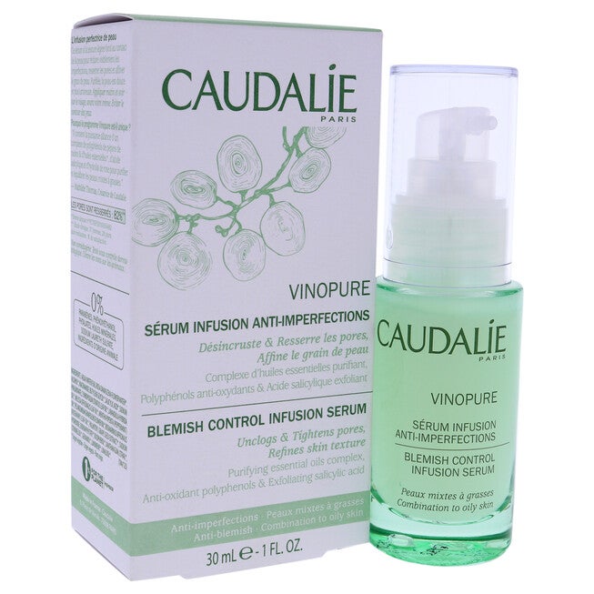 Vinopure Natural Salicylic Acid Pore Minimizing Serum by Caudalie for Unisex - 1 oz Serum, , alternate image number null