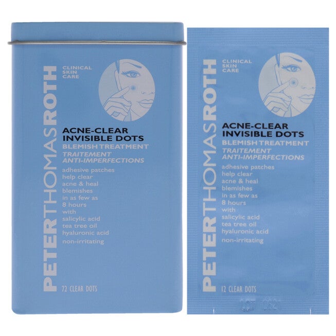 Acne-Clear Invisible Dots by Peter Thomas Roth for Unisex - 72 Clear Dots Treatment, NA, hi-res image number null
