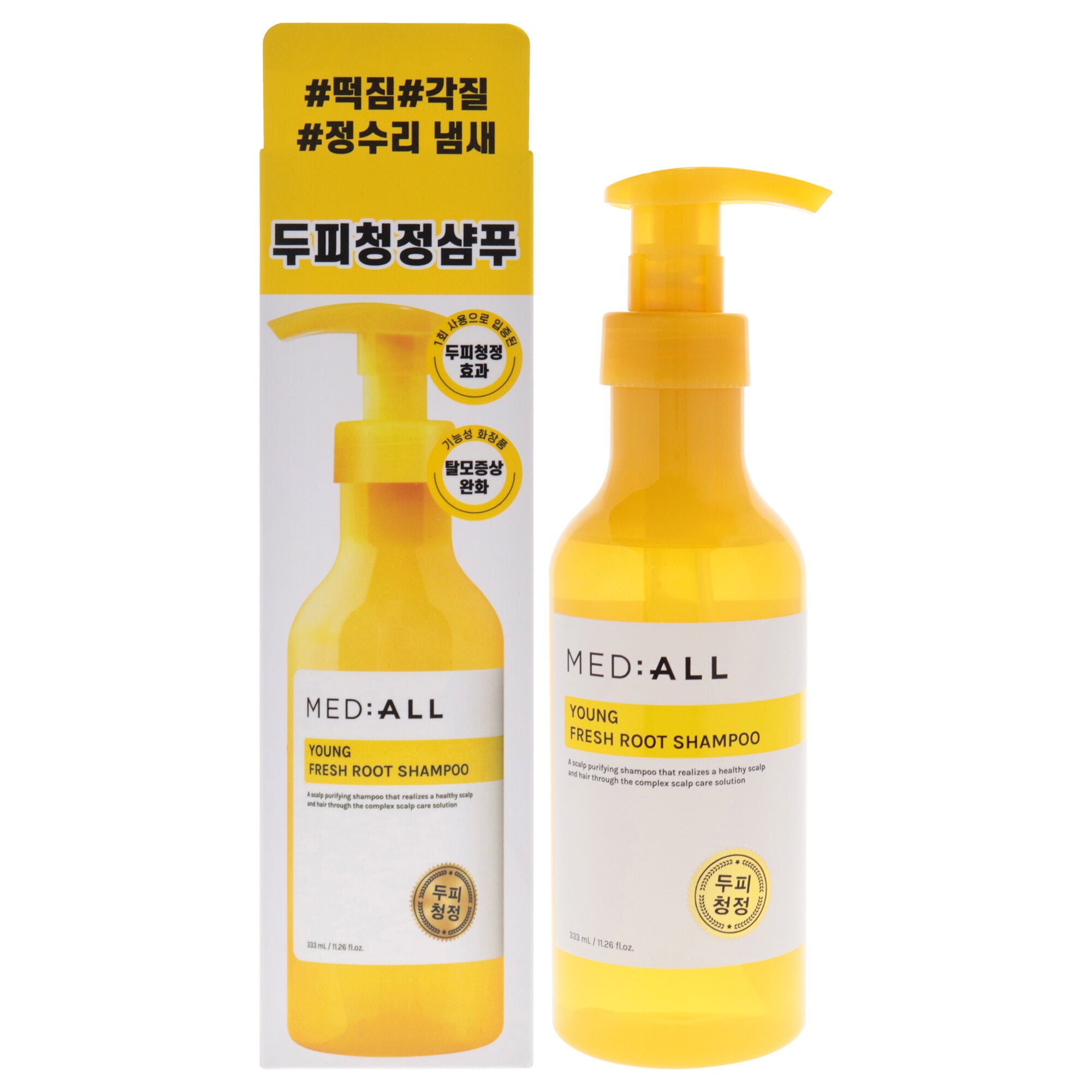 Young Fresh Root Shampoo by Med:All for Unisex - 11.26 oz Shampoo, White, hi-res image number 0