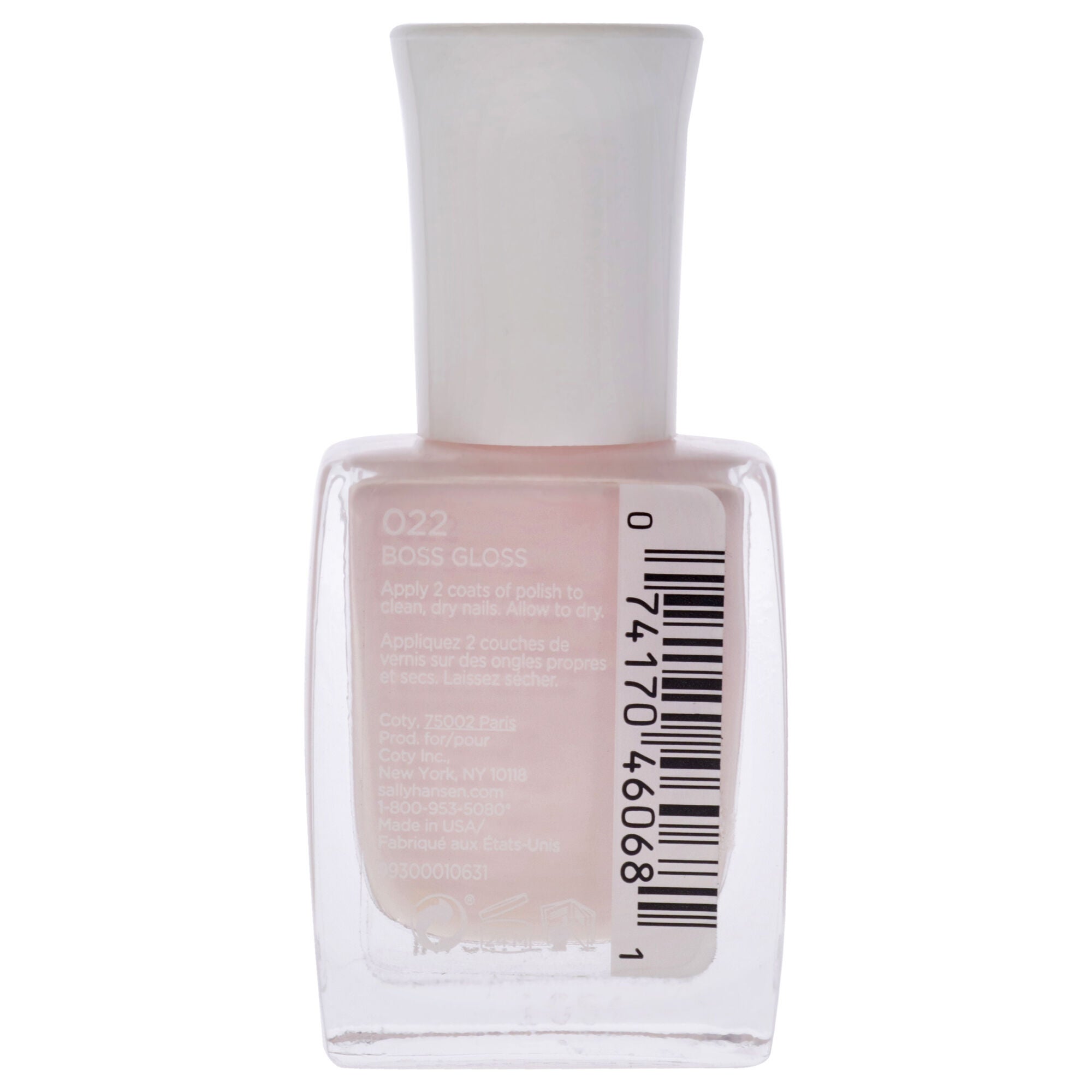 Mega Strength Nail Color - 022 Boss Gloss by Sally Hansen for Women - 0.4 oz Nail Polish, See Description, alternate image number 2