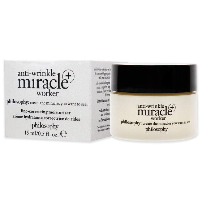 Anti-Wrinkle Miracle Worker Plus line-Correcting Moisturizer by Philosophy for Women - 0.5 oz Moisturizer, , alternate image number null