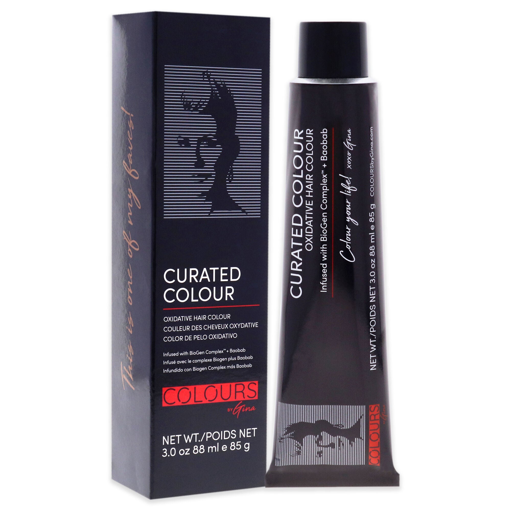 Curated Colour - 5.0-5N Light Natural Brown by Colours By Gina for Unisex - 3 oz Hair Color, See Description, alternate image number 1