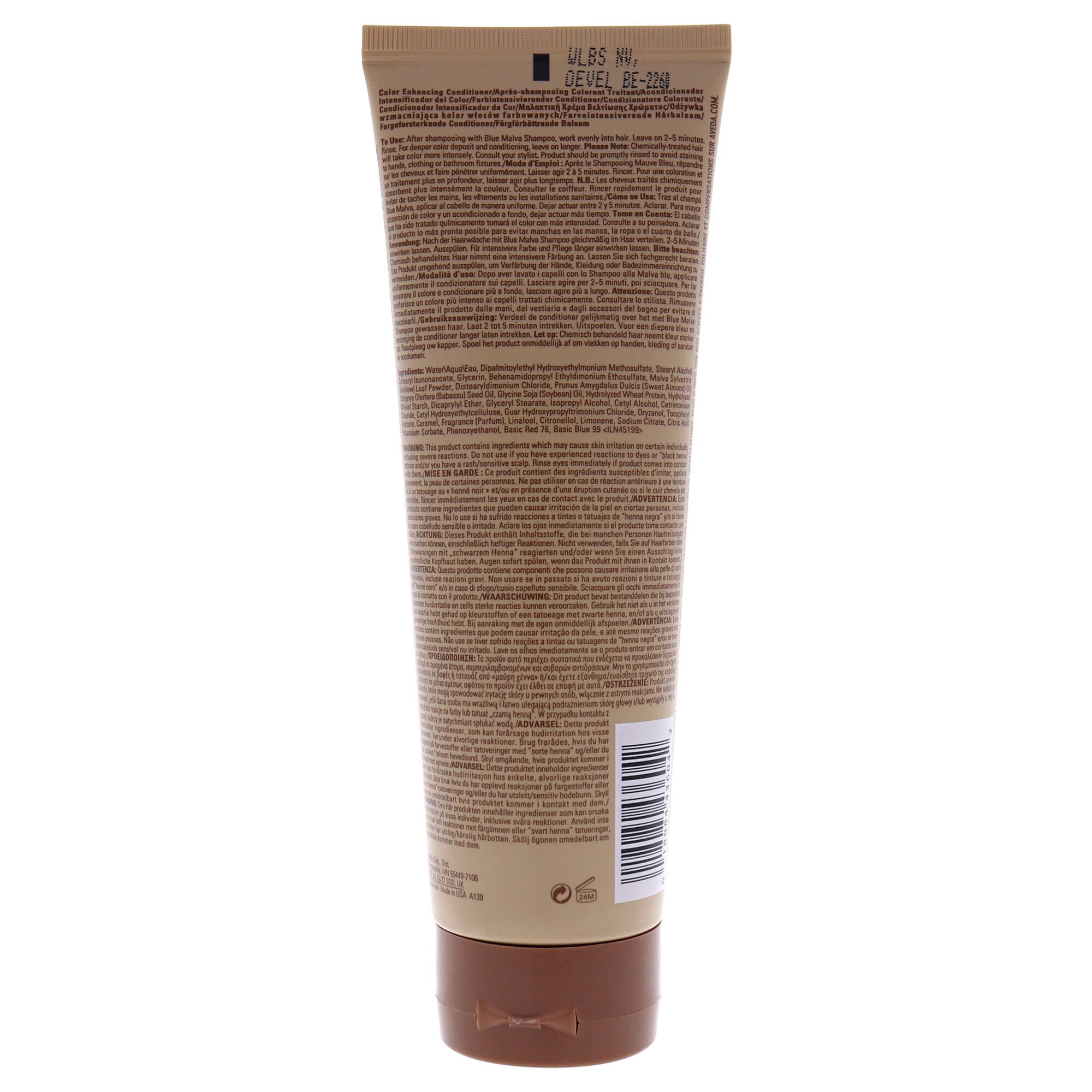 Blue Malva Color Conditioner by Aveda for Unisex - 8.5 oz Conditioner, See Description, alternate image number 1
