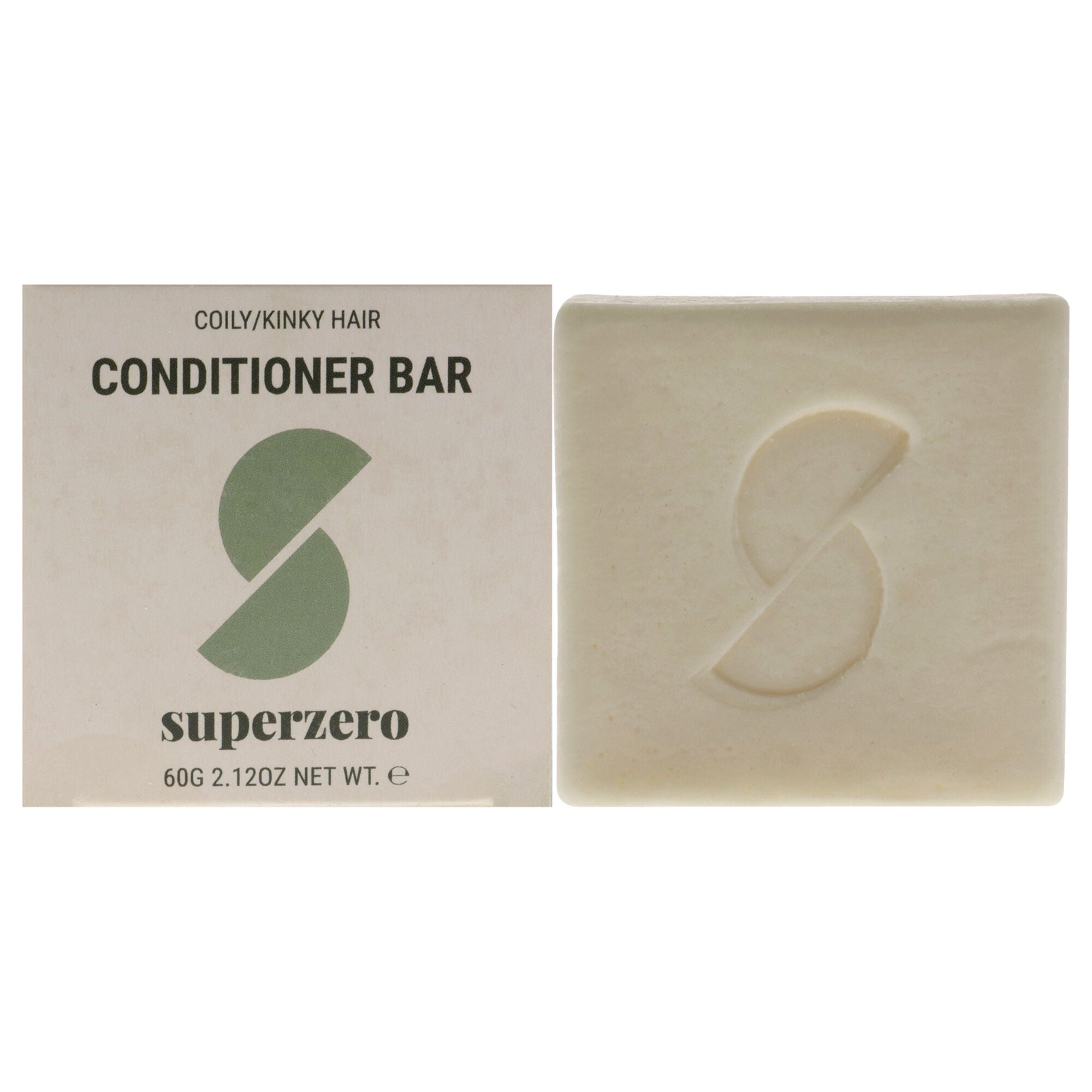 Conditioner Bar - Coily-Kinky Hair by Superzero for Unisex - 2.12 oz Conditioner, See Description, hi-res image number 0