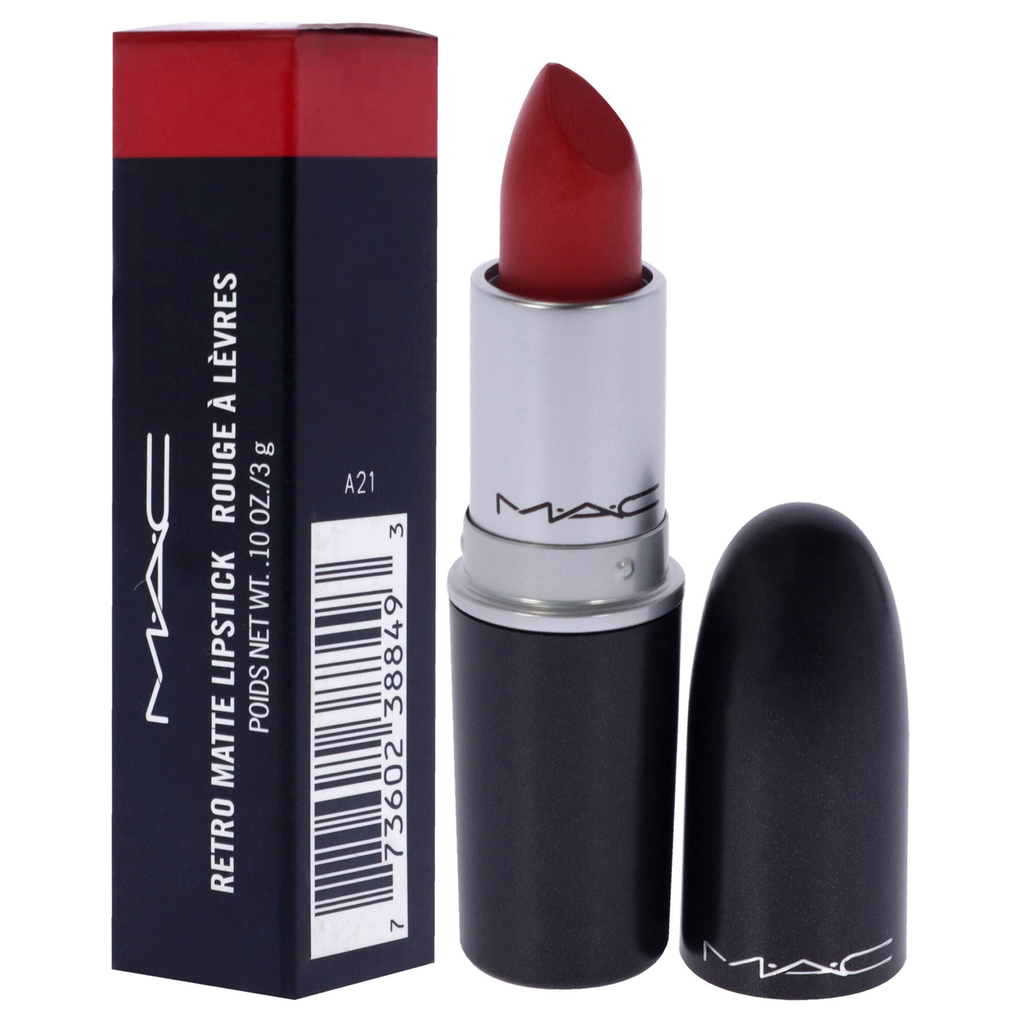 Retro Matte Lipstick - 702 Dangerous by MAC for Women - 0.1 oz Lipstick, , alternate image number 7