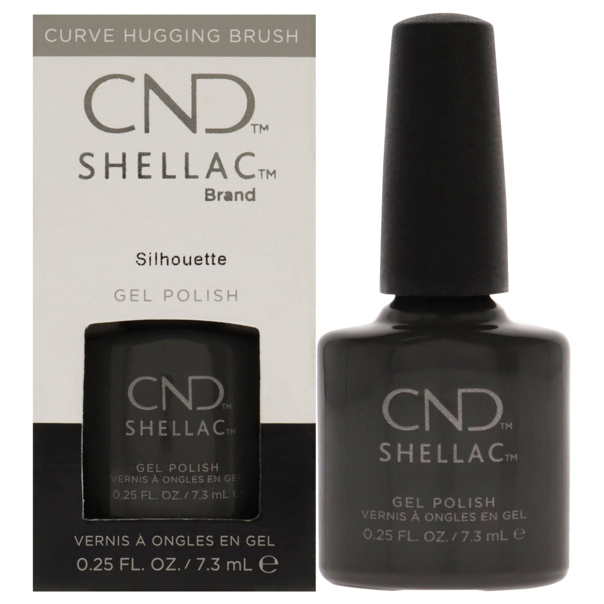Shellac Nail Color - Silhouette by CND for Women - 0.25 oz Nail Polish, See Description, hi-res image number 0