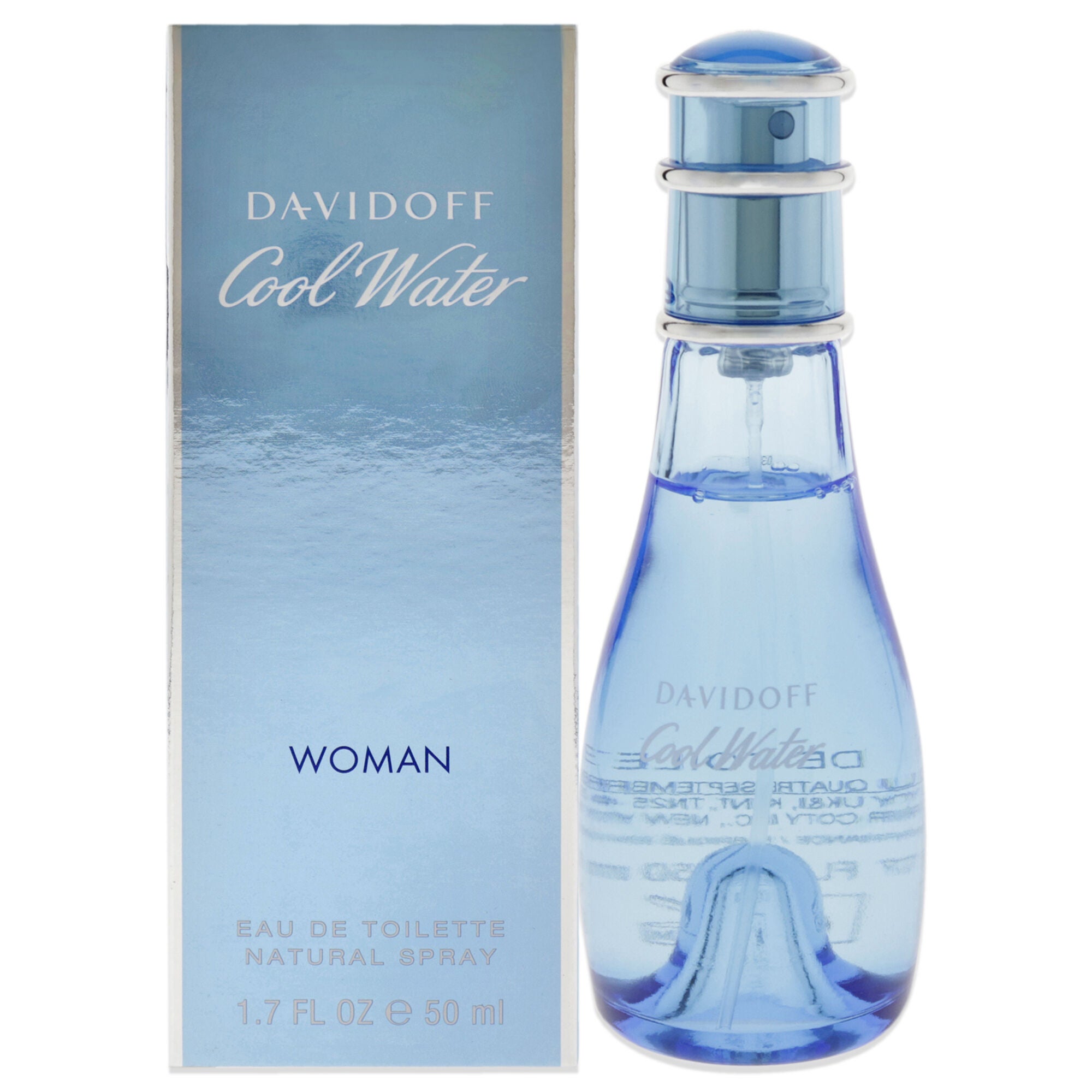 Cool Water by Davidoff for Women - 1.7 oz EDT Spray, See Description, hi-res image number 0