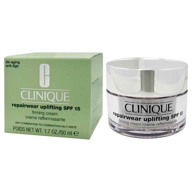 Repairwear Uplifting SPF 15 Firming Cream - Dry Combination To Oily Skin by Clinique for Unisex - 1.7 oz Cream, NA, alternate image number null