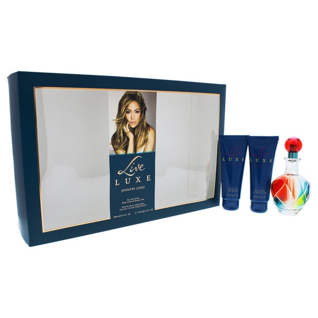 Live Luxe by Jennifer Lopez for Women - 3 Pc Gift Set 3.4oz EDP Spray, 2.5oz Shower Gel, 2.5oz Body Lotion, , alternate image number null