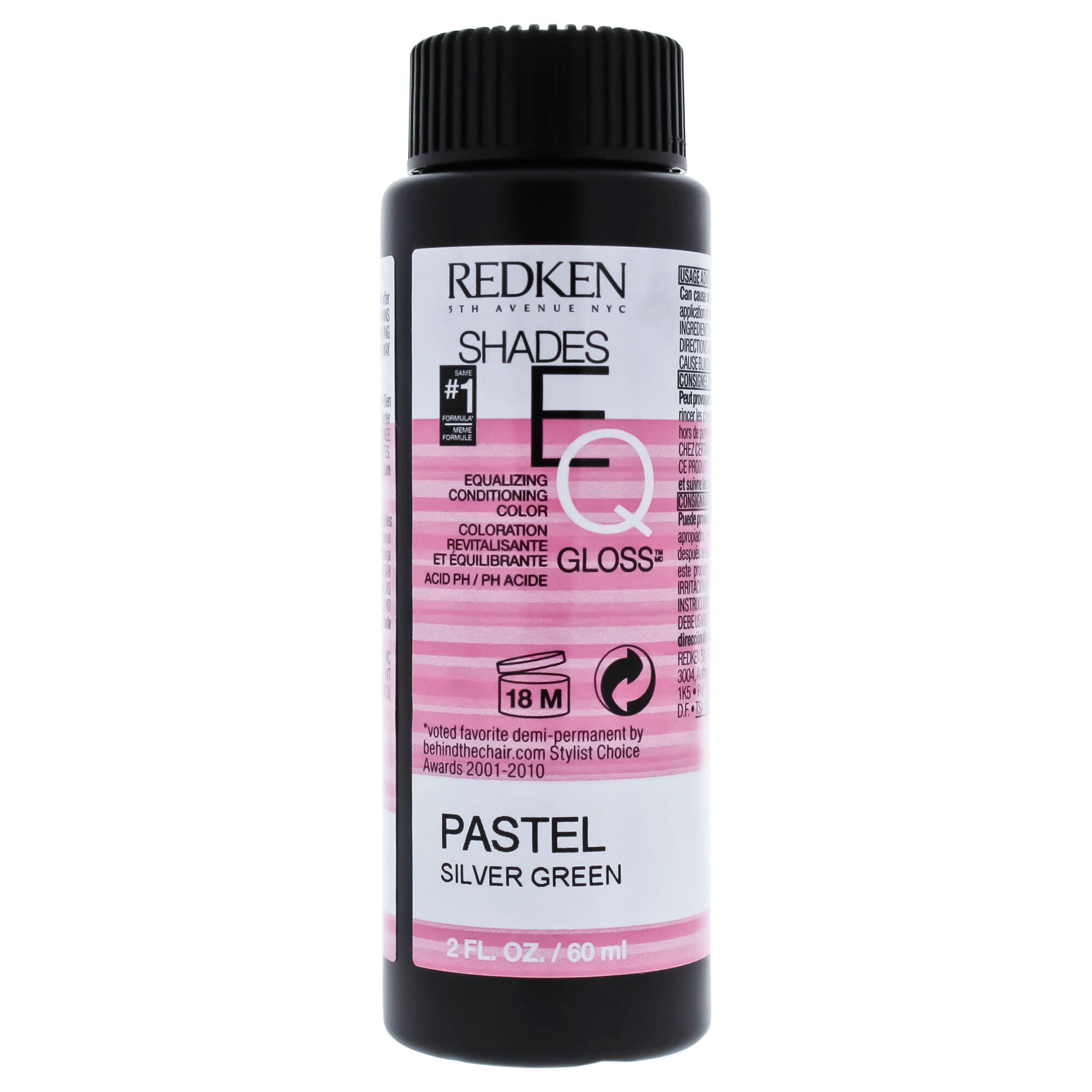 Shades EQ Color Gloss - Pastel Silver Green by Redken for Unisex - 2 oz Hair Color, See Description, hi-res image number 0