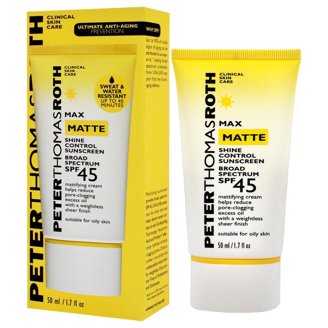 Max Matte Shine Control Sunscreen SPF 45 by Peter Thomas Roth for Unisex - 1.7 oz Sunscreen, See Description, alternate image number 3