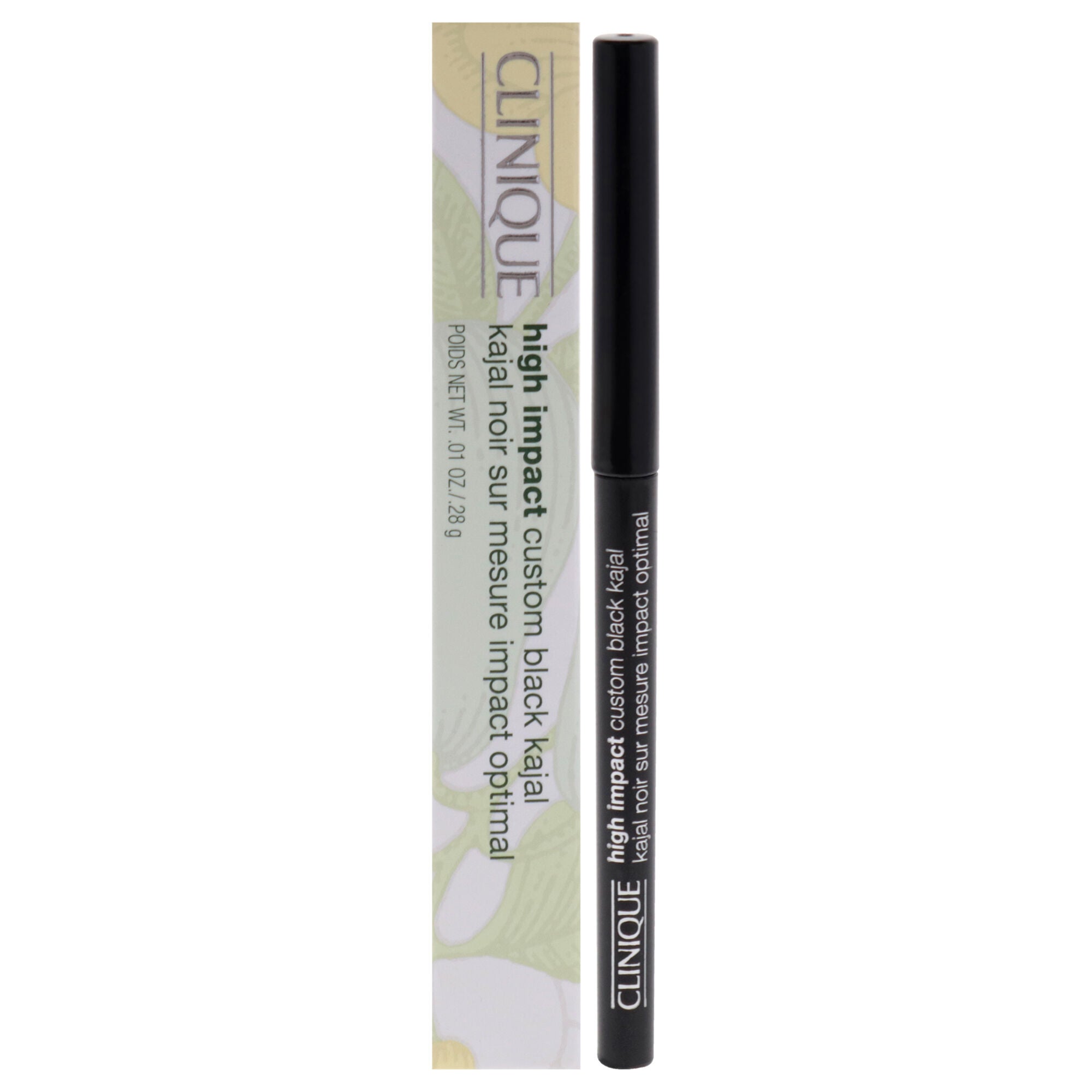 High Impact Custom Black Kajal - 01 Blackened Black by Clinique for Women - 0.01 oz Eyeliner, See Description, hi-res image number 0