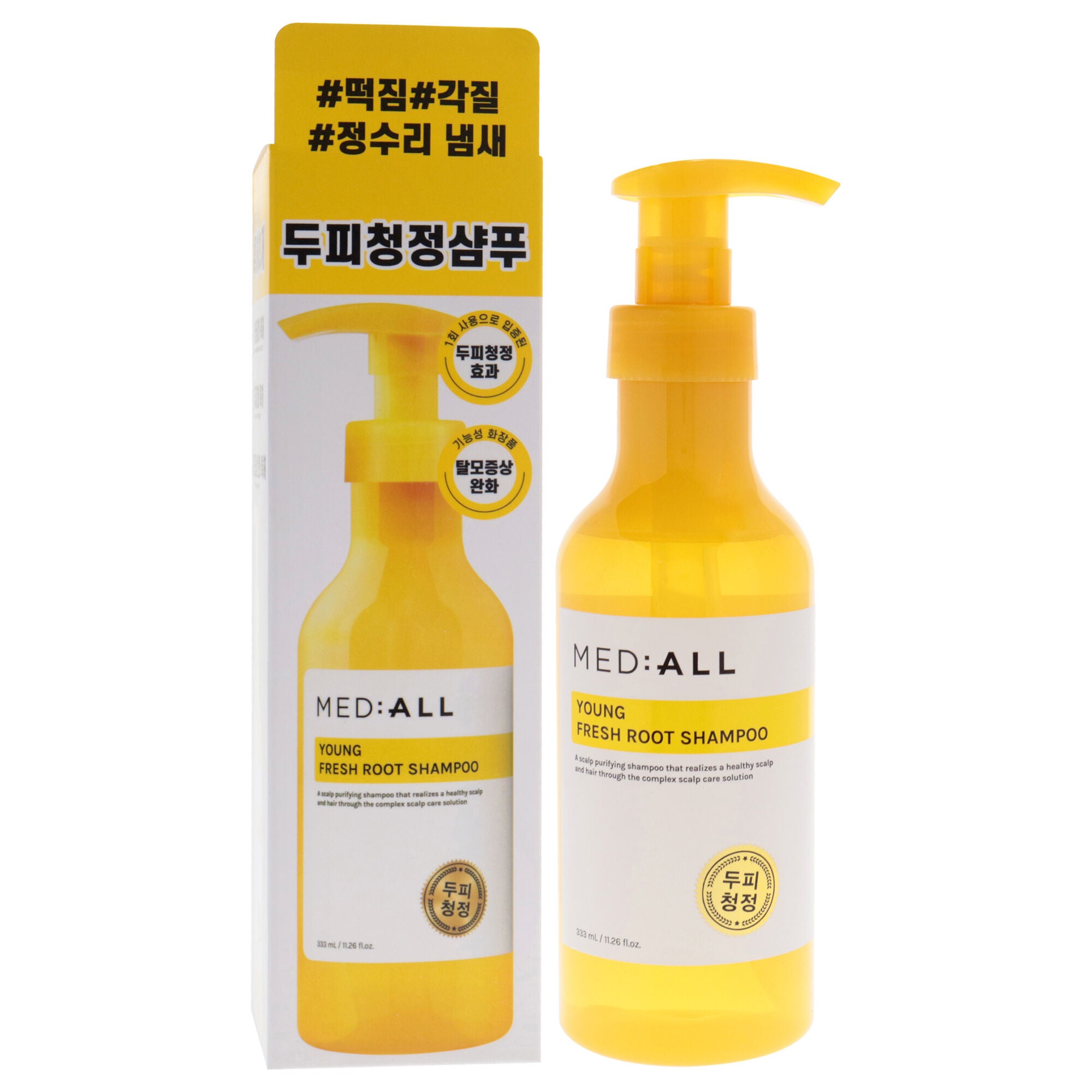 Young Fresh Root Shampoo by Med:All for Unisex - 11.26 oz Shampoo, White, alternate image number 2