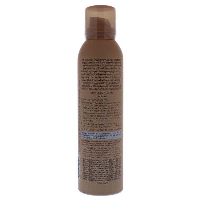 Rose Gold Temporary Tint Spray by Kristin Ess for Unisex - 7 oz Hair Color, See Description, alternate image number null
