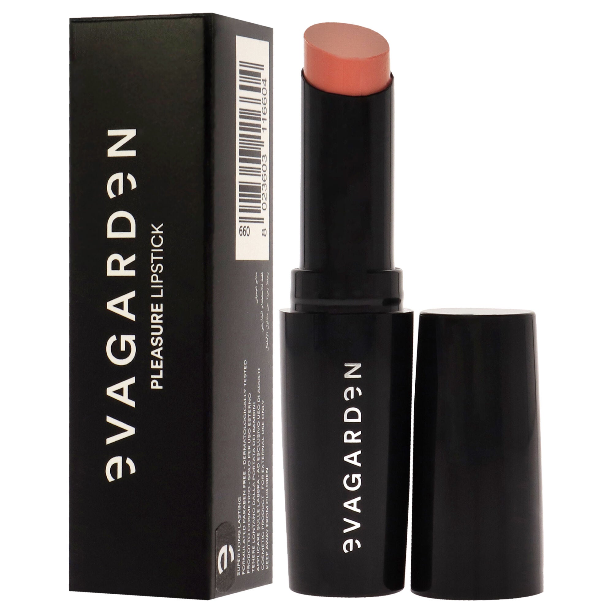 Pleasure Lipstick - 660 Salmon by Evagarden for Women - 0.10 oz Lipstick, See Description, alternate image number 3