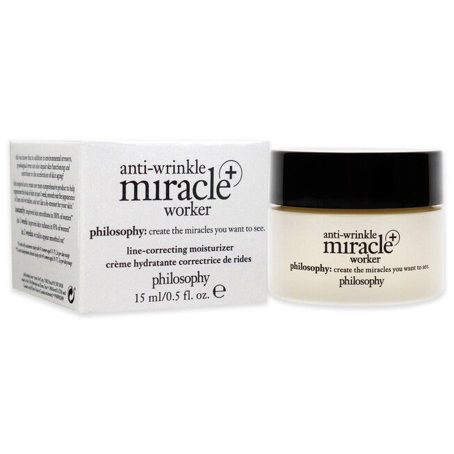 Anti-Wrinkle Miracle Worker Plus line-Correcting Moisturizer by Philosophy for Women - 0.5 oz Moisturizer, , alternate image number null