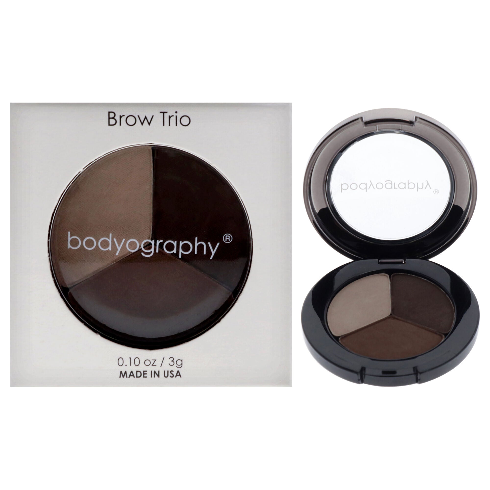 Brow Trio Essential by Bodyography for Women - 0.10 oz Eyebrow, See Description, hi-res image number 0