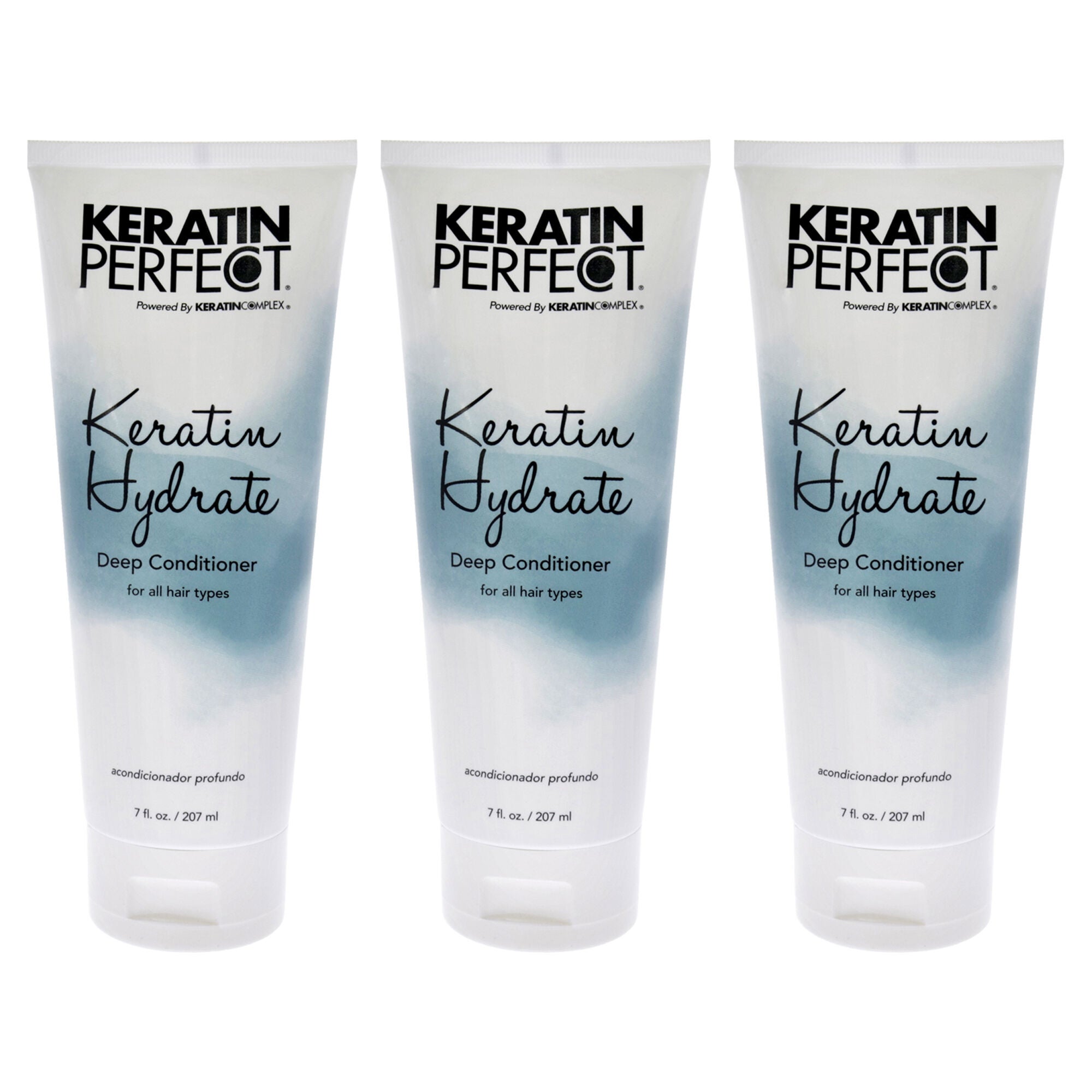 Keratin Hydrate Deep Conditioner by Keratin Perfect for Unisex - 7 oz Conditioner - Pack of 3, See Description, hi-res image number 0