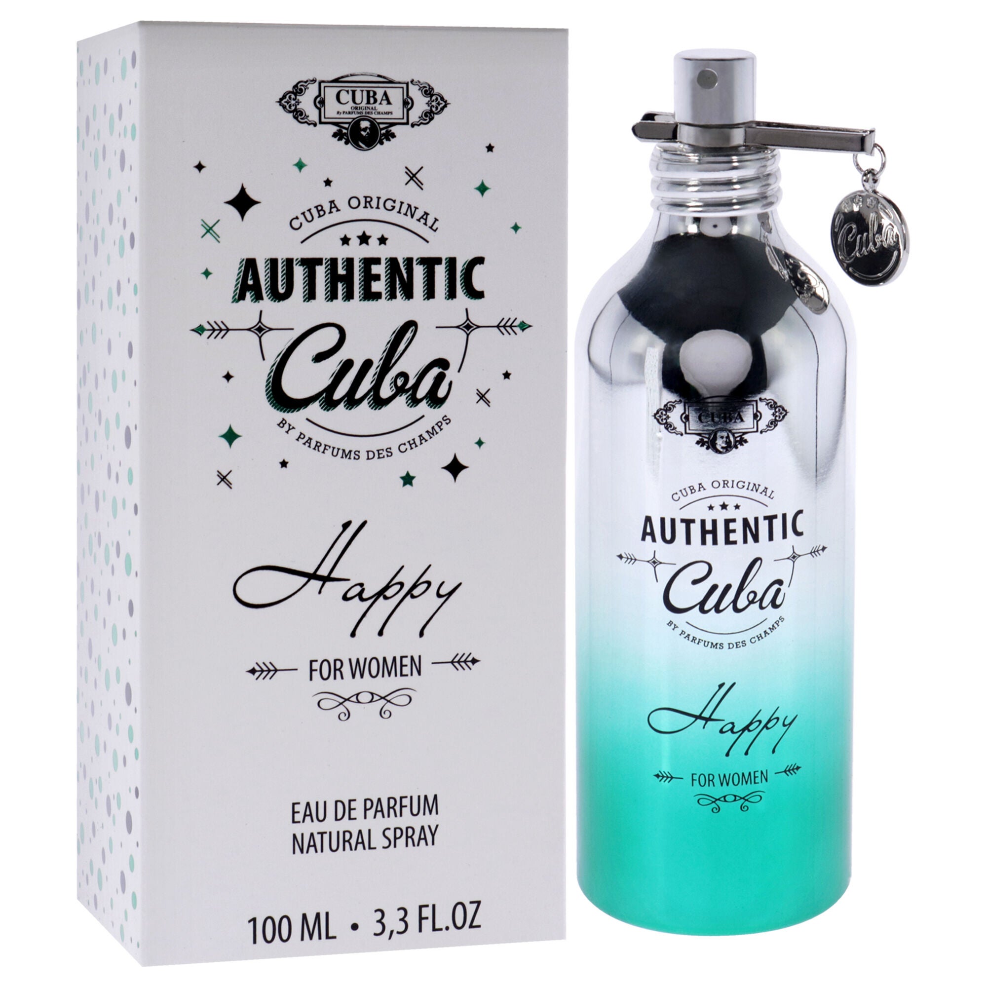 Cuba Authentic Happy by Cuba for Women - 3.3 oz EDP Spray, , alternate image number 6