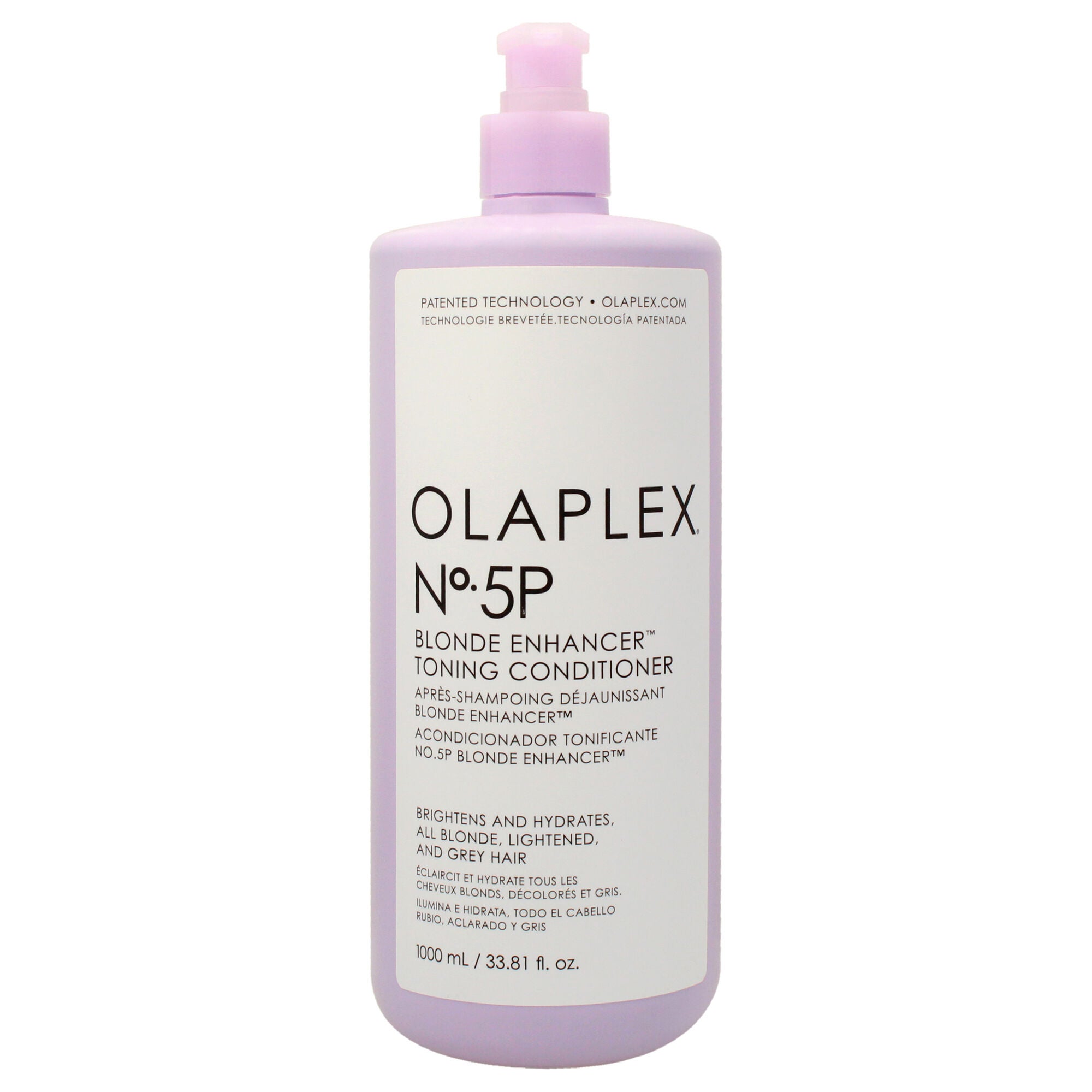 No 5P Blonde Enhacer Toning Conditioner by Olaplex for Unisex - 33.81 oz Conditioner, See Description, hi-res image number 0