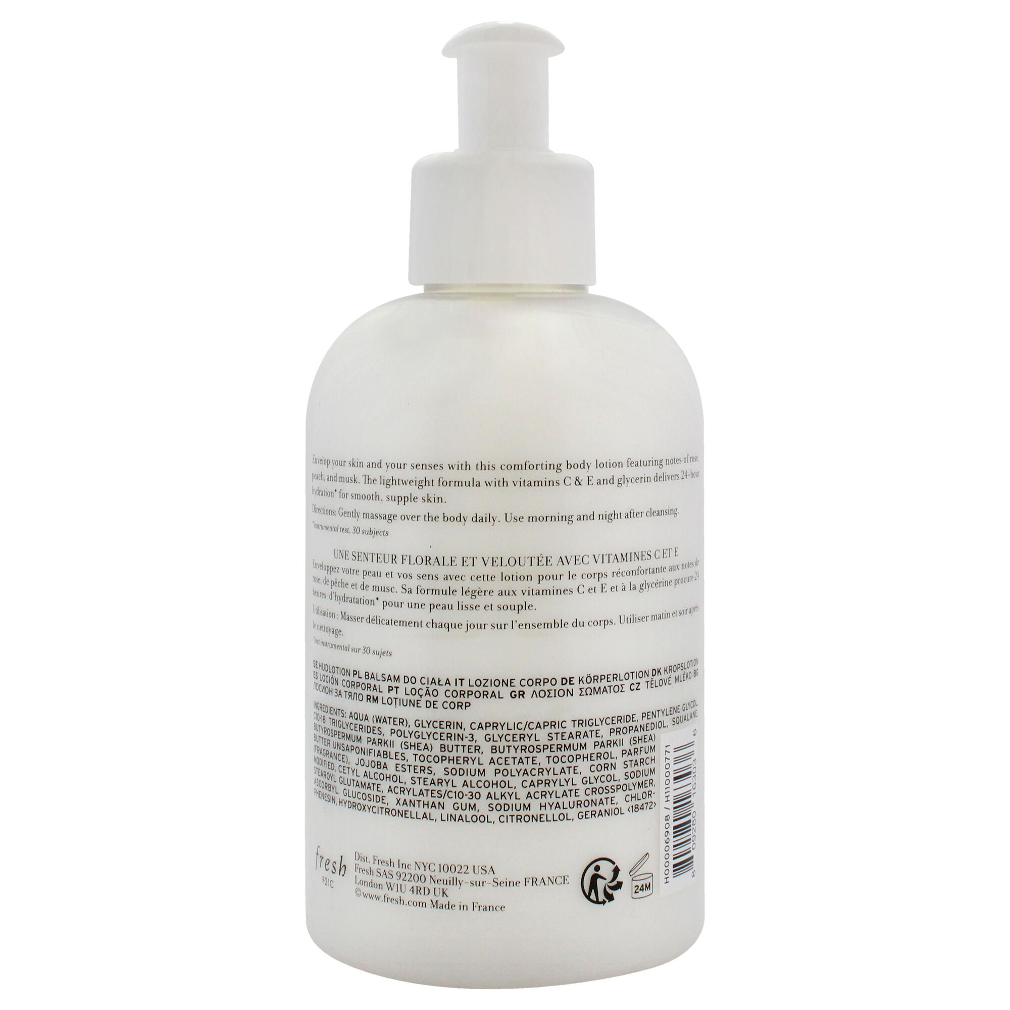 Rose Morning Body Lotion by Fresh for Women - 10 oz Body Lotion, See Description, alternate image number 1