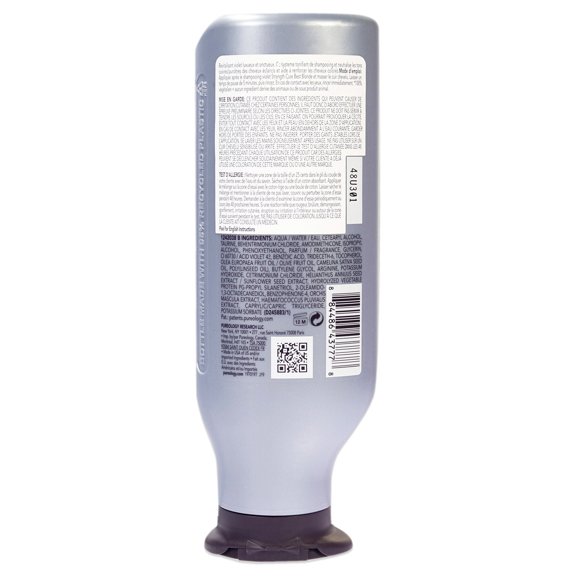 Strength Cure Blonde Conditioner by Pureology for Unisex - 9 oz Conditioner, See Description, alternate image number 1