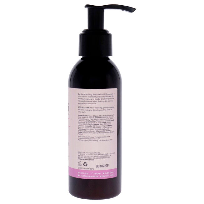 Sensitive Facial Moisturiser by Sukin for Women - 4.23 oz Moisturizer, , alternate image number null