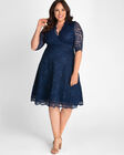 Mademoiselle Lace Cocktail Dress, Navy Blue, hi-res image number null