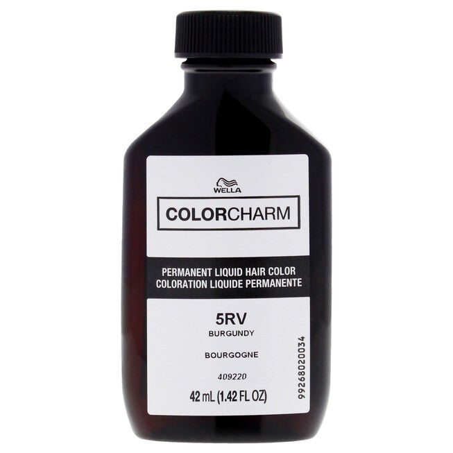 Color Charm Permanent Liquid Haircolor - 507 5RV Burgundy by Wella for Unisex - 1.4 oz Hair Color, See Description, alternate image number 4