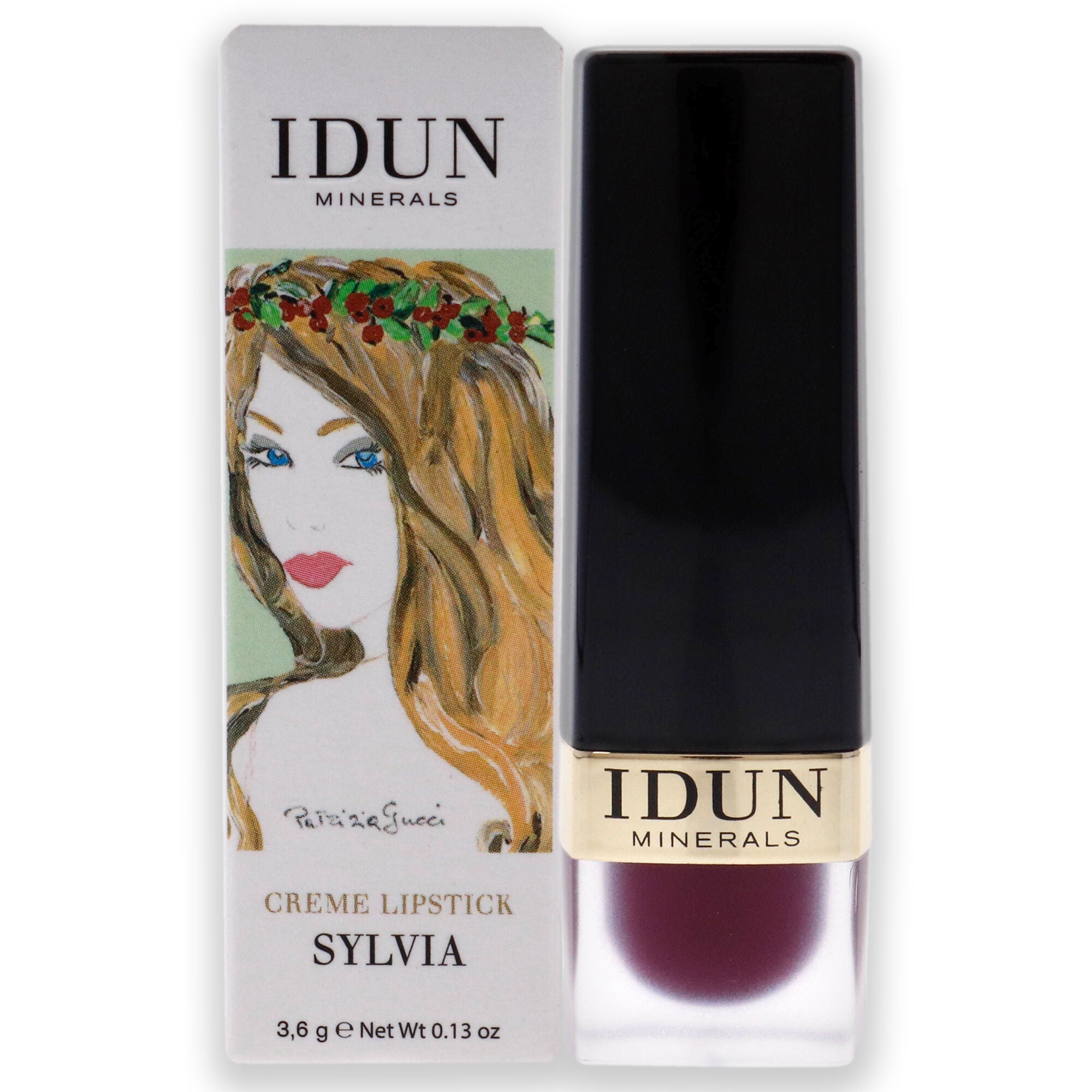 Creme Lipstick - 206 Sylvia by Idun Minerals for Women - 0.13 oz Lipstick, See Description, hi-res image number 0