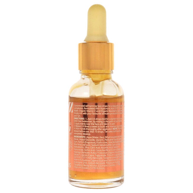 Tan and Tone Face Tanning Wonder Drops by Skinny Tan for Women - 1 oz Serum, , alternate image number null