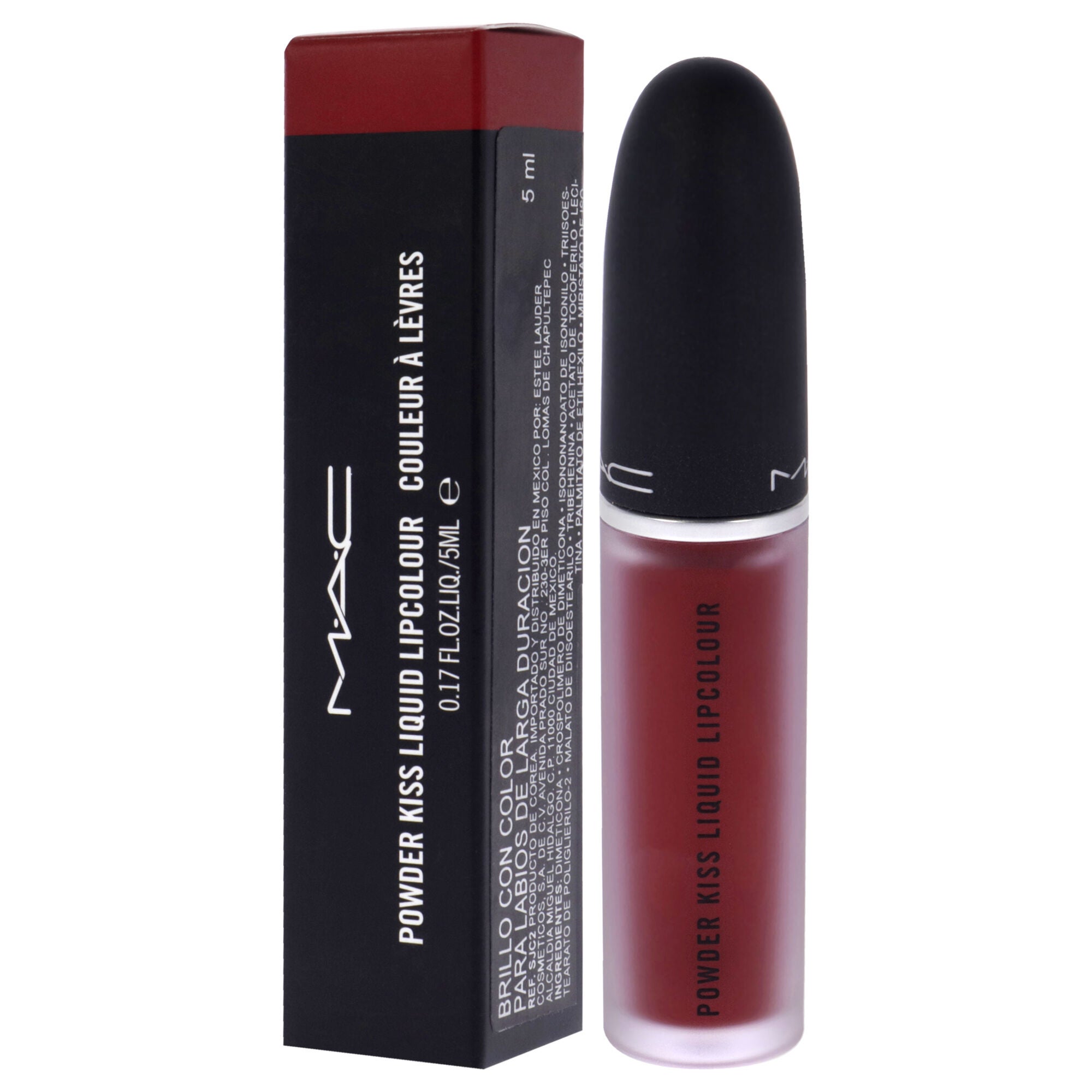 Powder Kiss Liquid Lipcolor - 975 Ruby Boo by MAC for Women - 0.17 oz Lipstick, , alternate image number 7