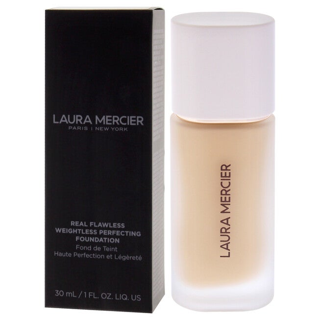 Real Flawless Weightless Perfecting Foundation - 2W2 Warm Linen by Laura Mercier for Women - 1 oz Foundation, NA, alternate image number null